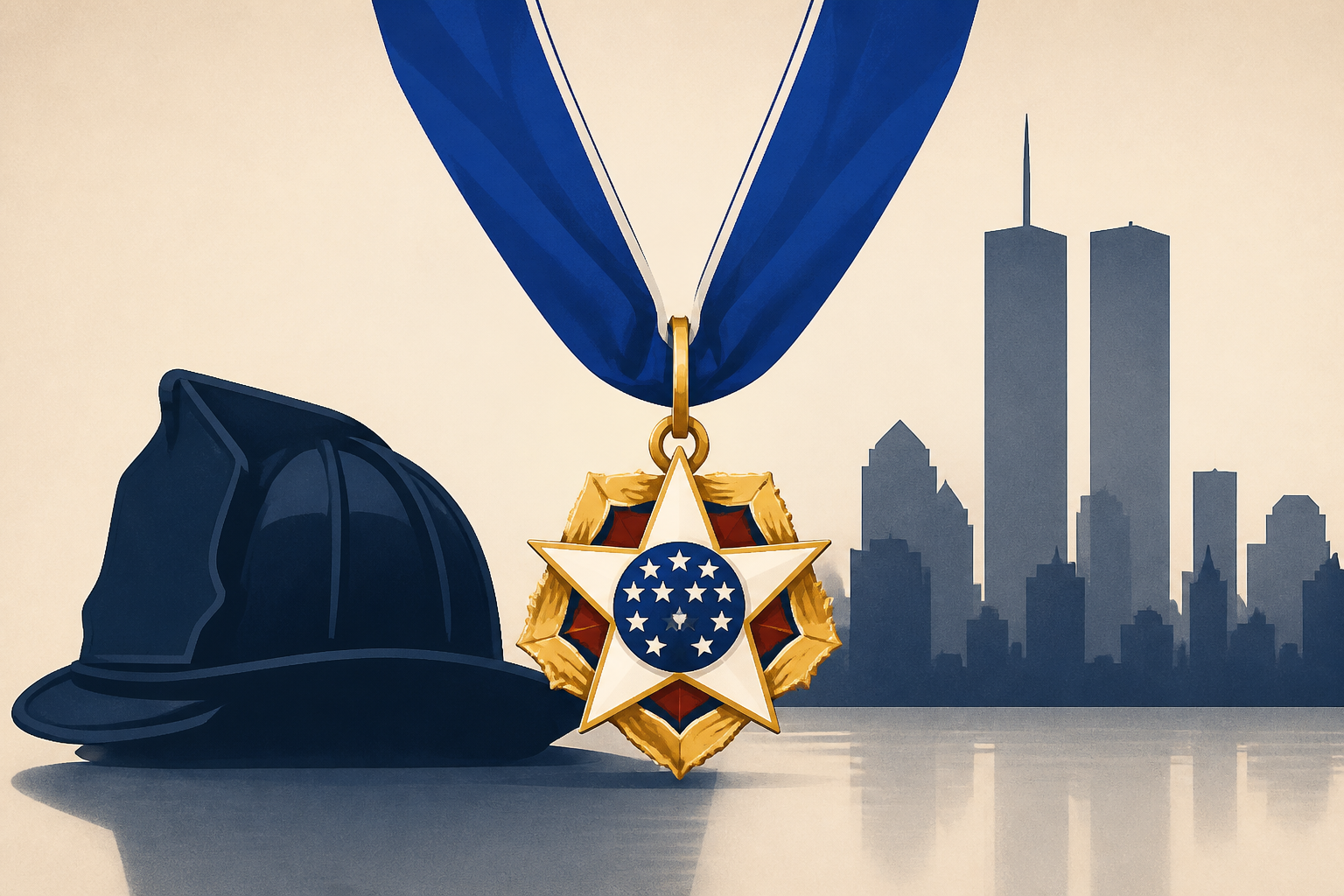 President Trump awards Medal of Freedom to 9/11 hero Welles Crowther