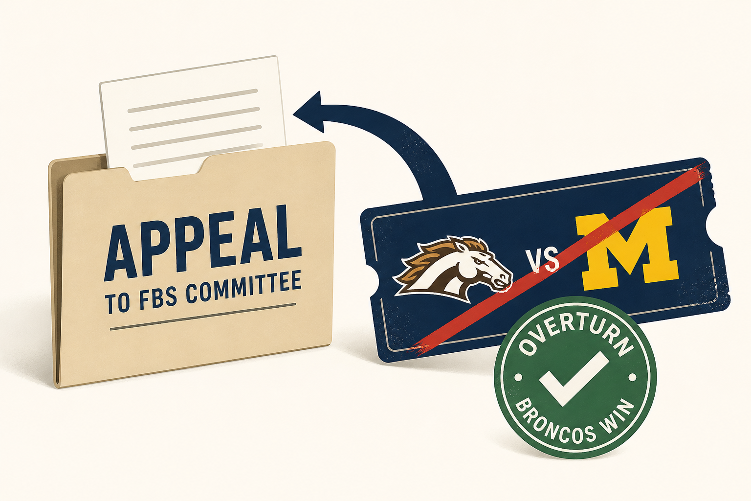 MAC files appeal to FBS committee to overturn Western Michigan-Michigan game, declare Broncos as winners