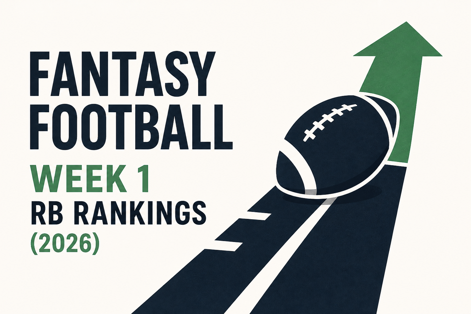 Fantasy football Week 1 RB rankings (2026)