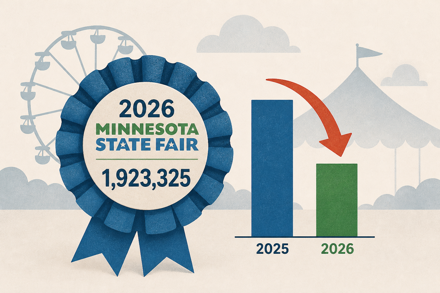 That's a wrap: 2026 Minnesota State Fair draws 1,923,325, a dip from last year