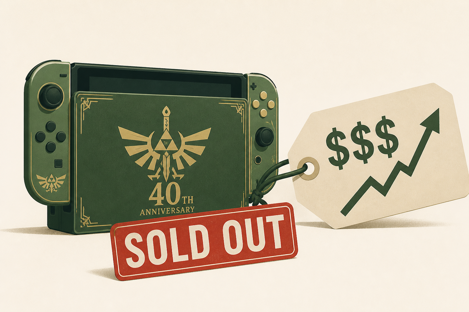 Zelda 40th Anniversary Switch 2 console sells out as scalpers inflate pre-order price