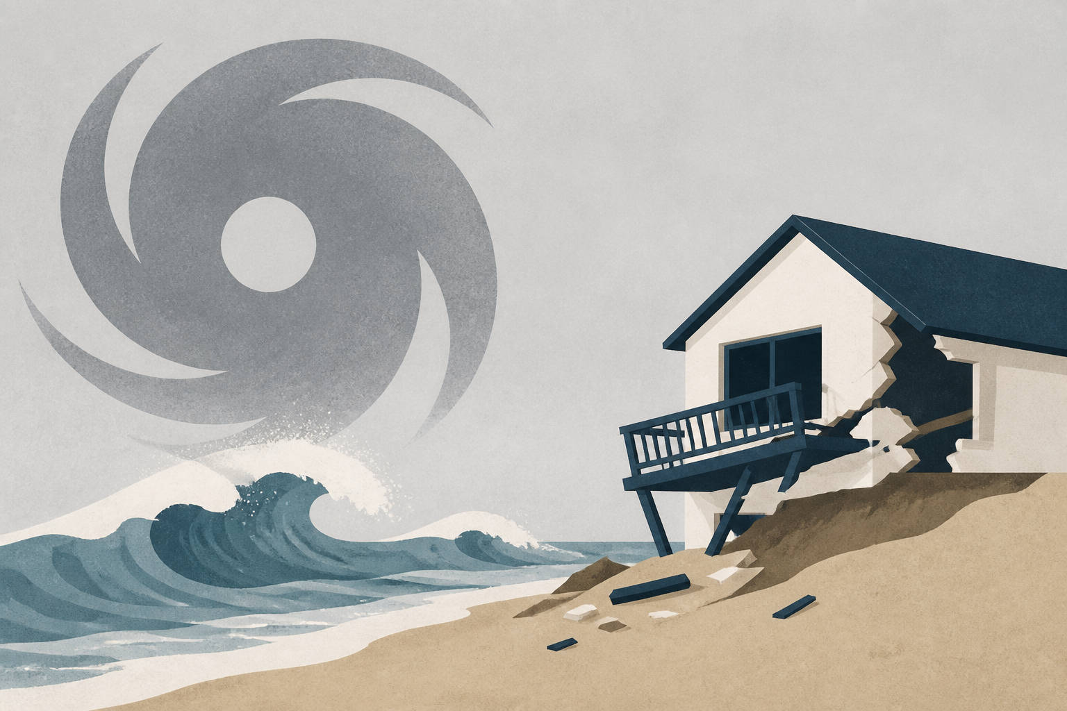 Tropical Storm Marie damages 14 beachfront homes in Orange County