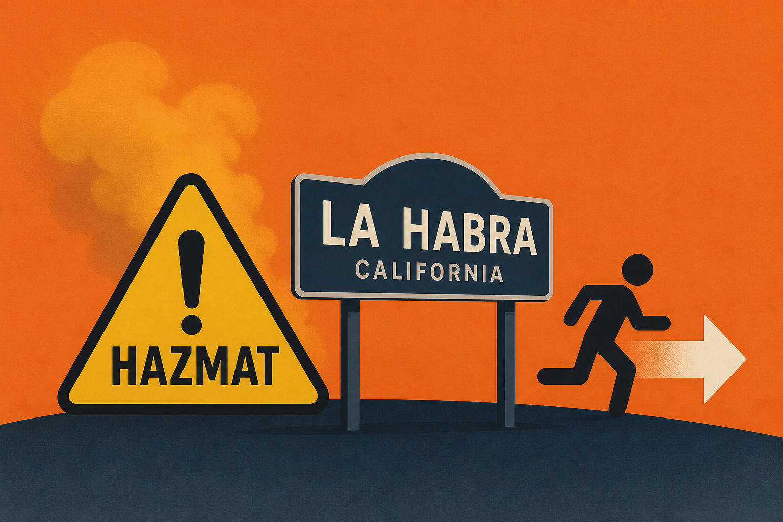 Hazmat situation in Orange County city of La Habra prompts evacuations, police say
