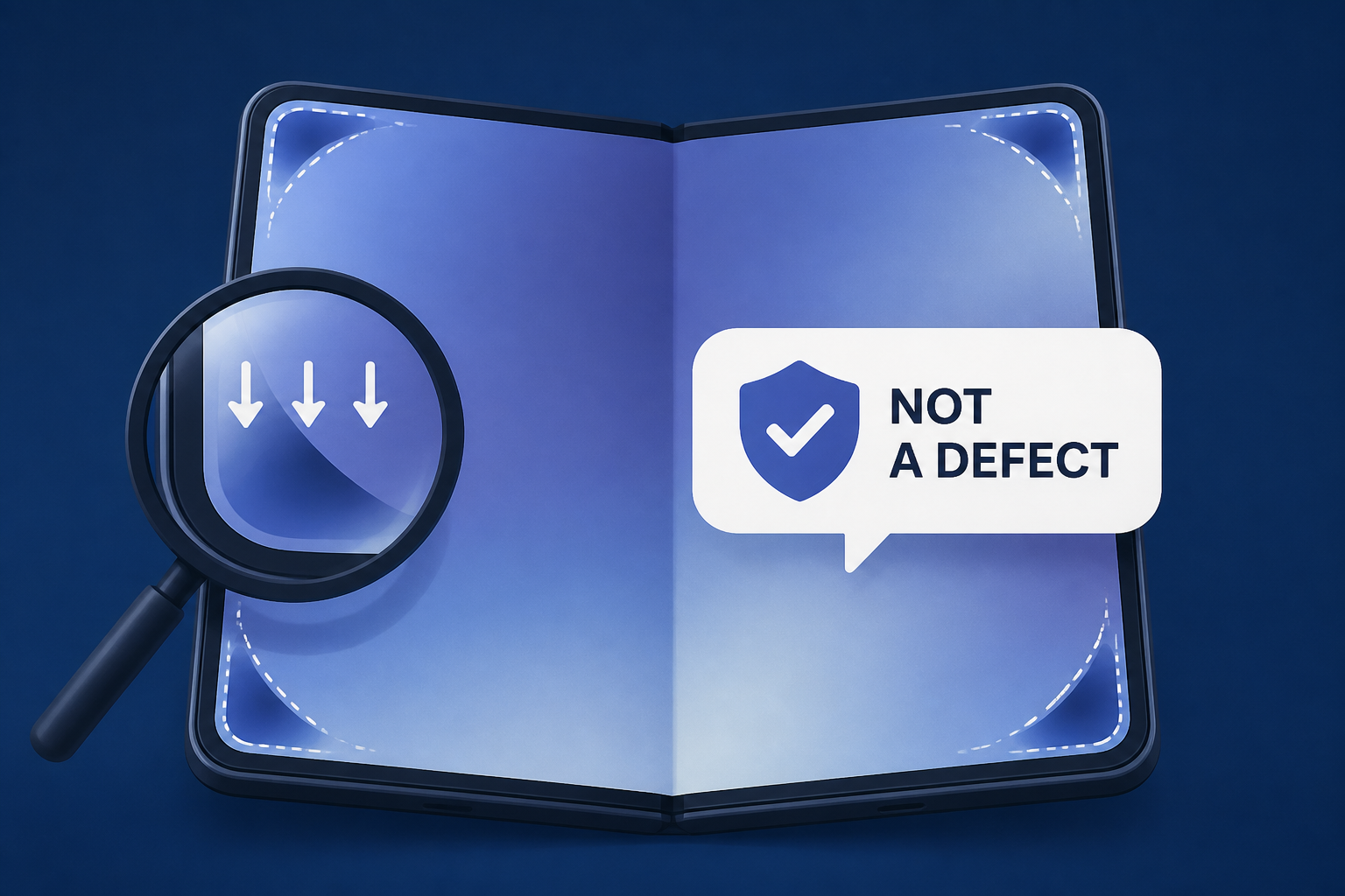 Galaxy Z Fold 8 screen corners sinking? Samsung says it's not a defect