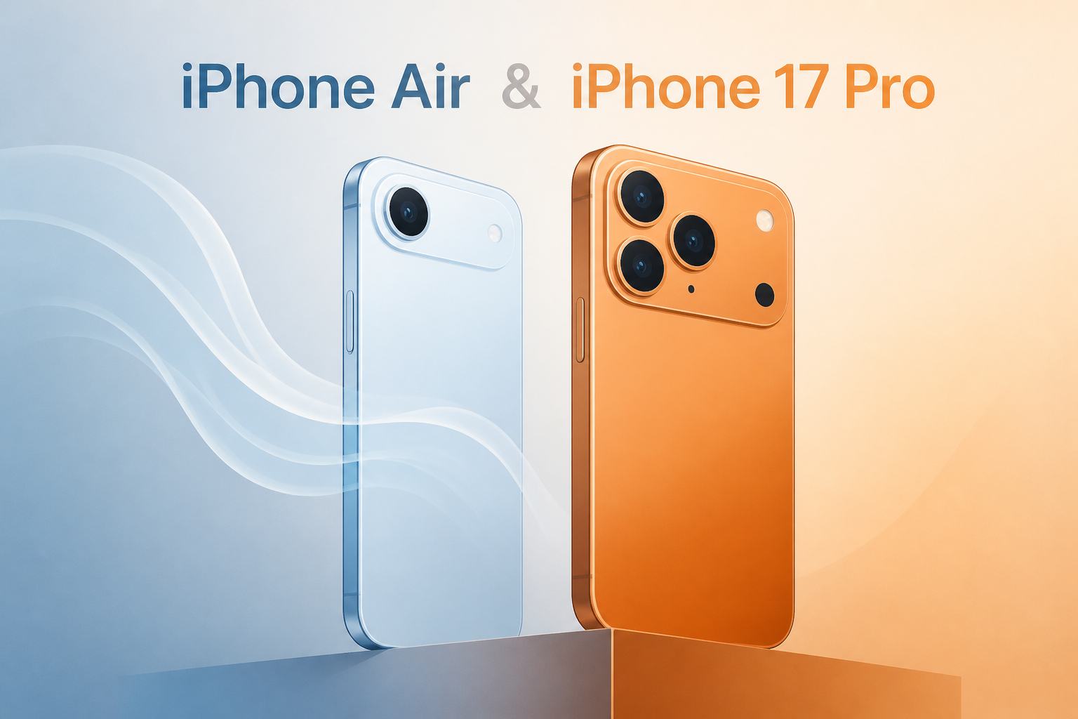 The iPhone Air and iPhone 17 Pro