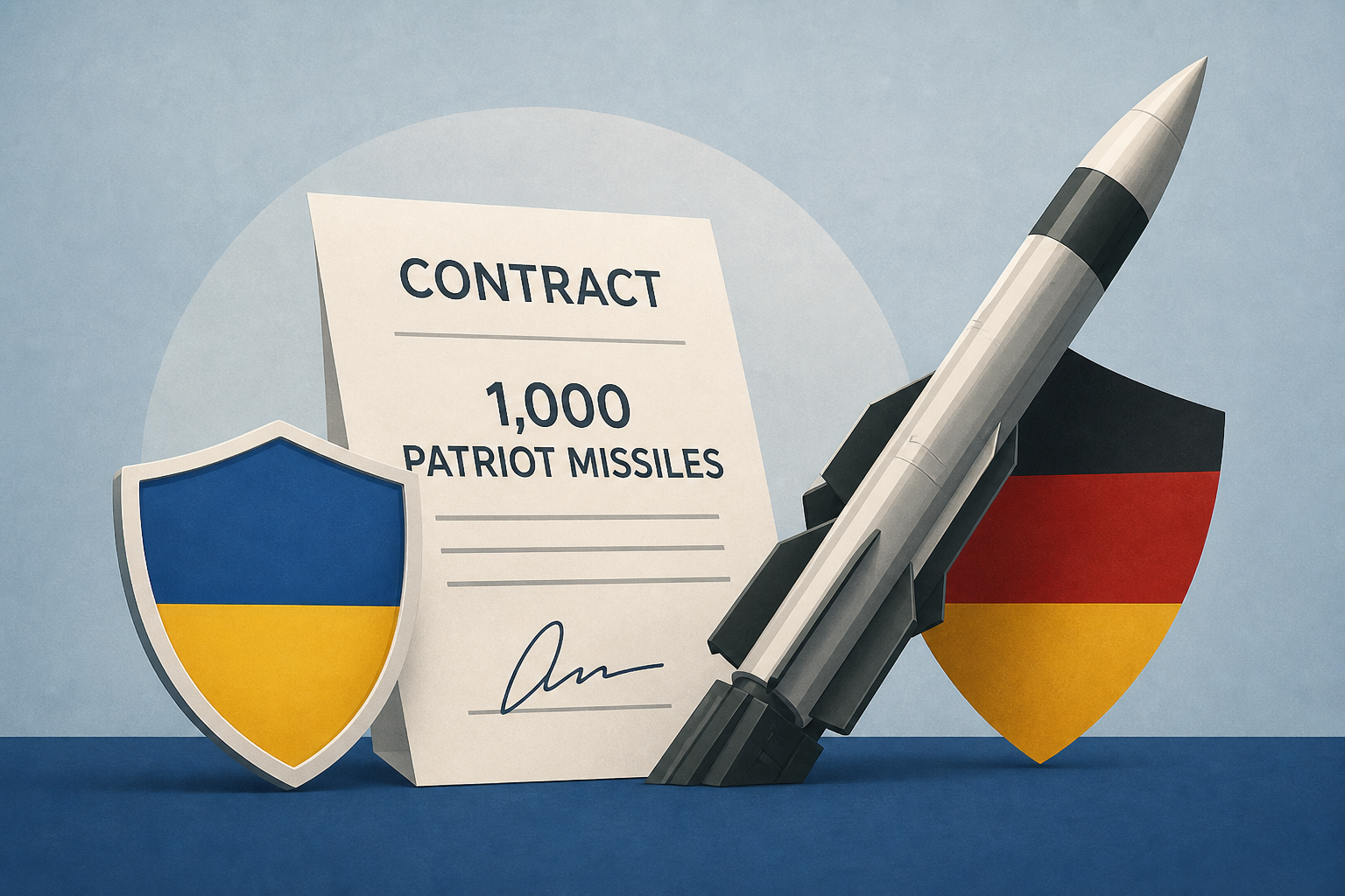 Ukraine Signs Contracts for 1,000 Patriot Missiles as Germany Pledges Interceptors From Its Own Reserves