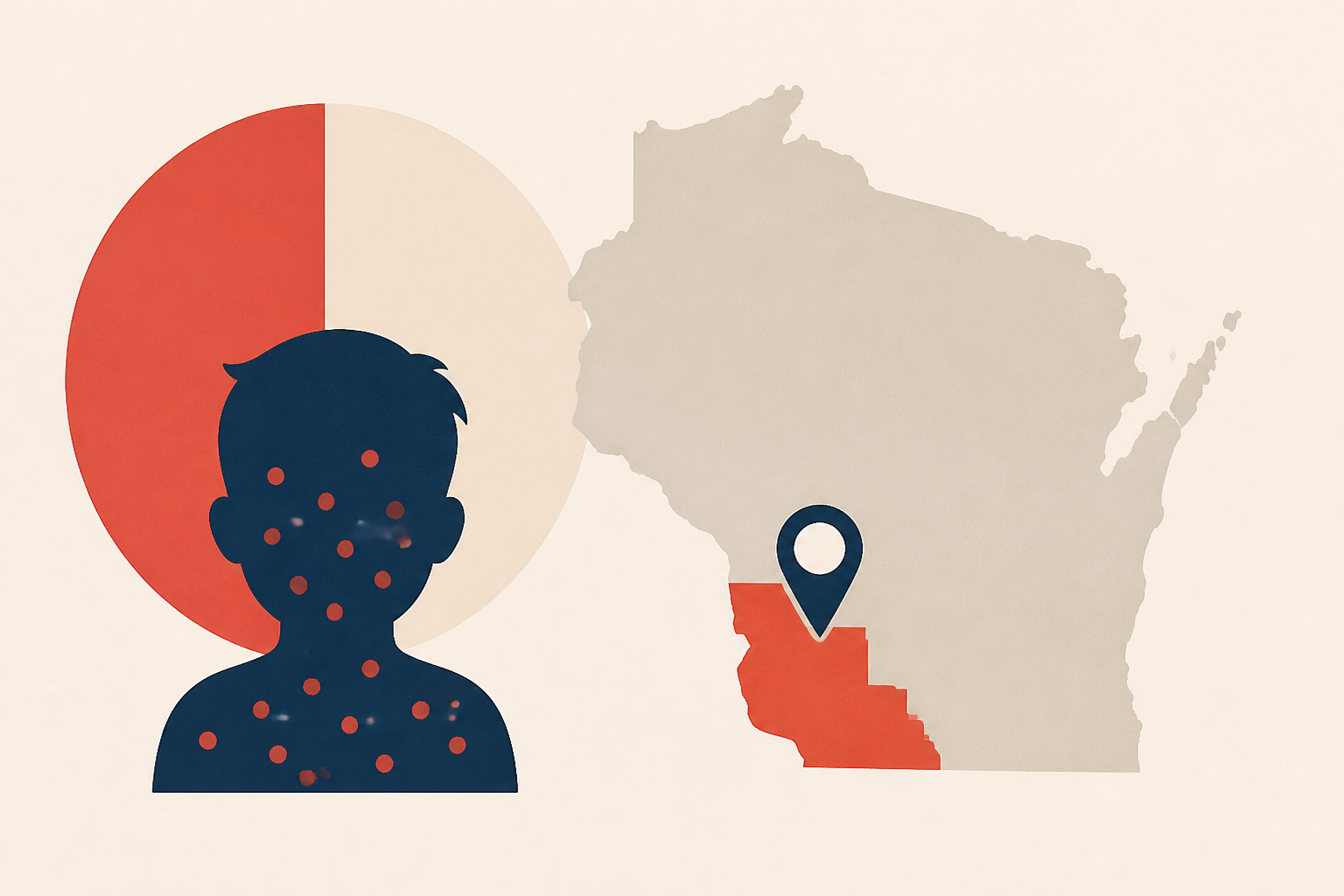 Nearly half of measles cases in kids, all in southwestern Wisconsin