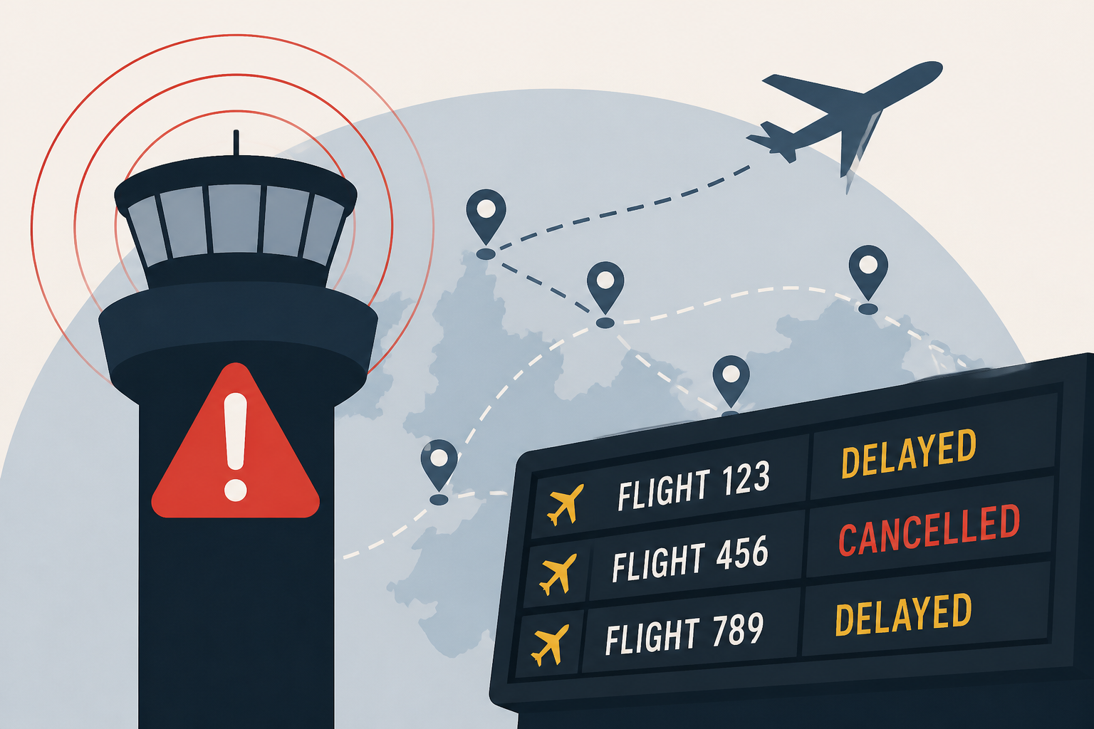 Heathrow and other major UK airports hit by air traffic control issue, causing flight delays, cancellations