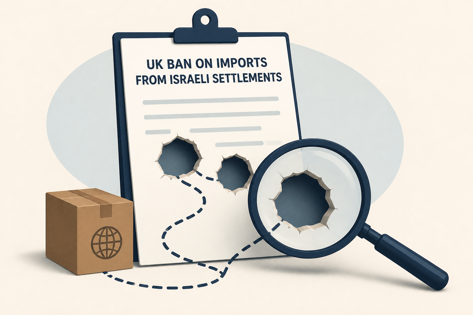 What are the holes in the UK’s ban on imports from Israeli settlements?