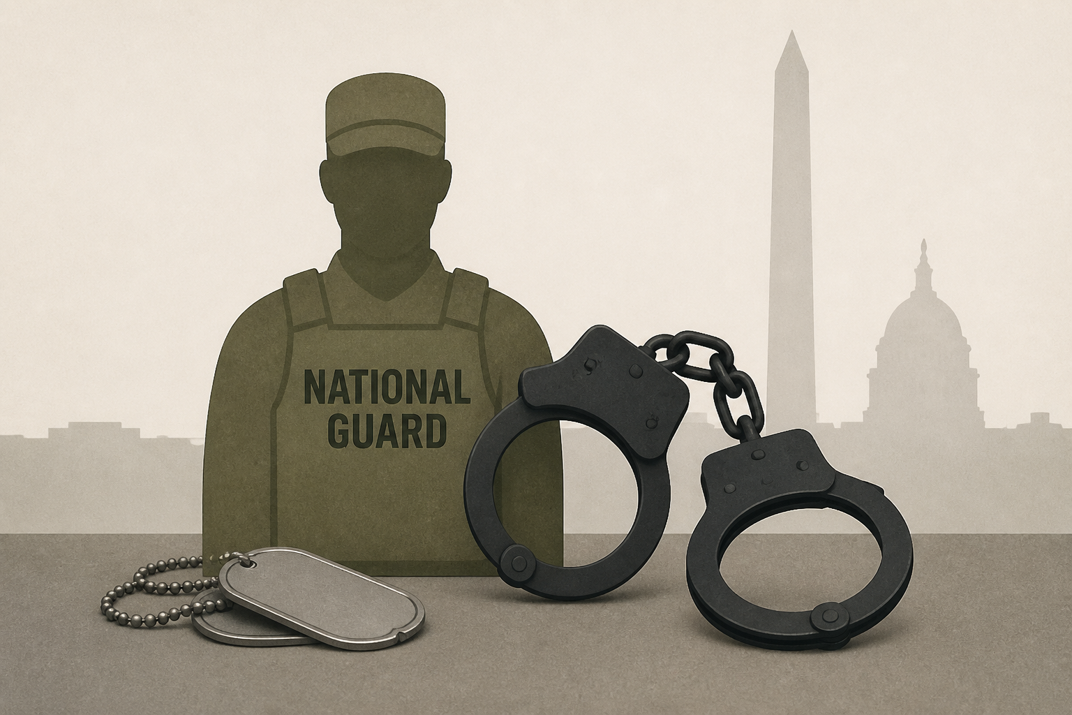 National Guard member arrested in DC, accused of drawing gun on fellow Guard member