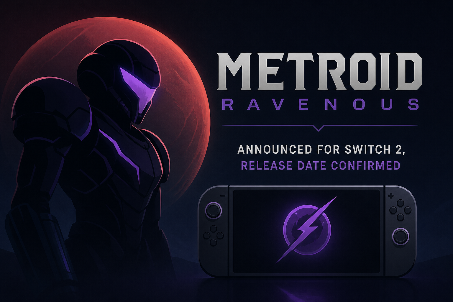 Metroid Ravenous Announced For Switch 2, Release Date Confirmed