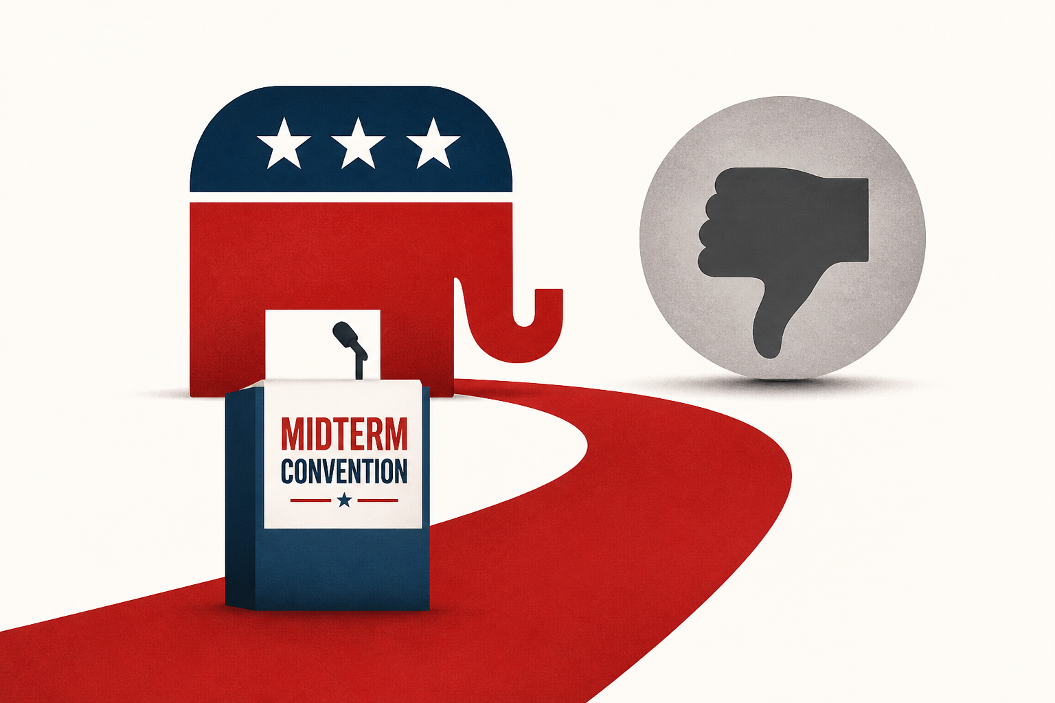 Republicans kick off ‘midterm convention’ to overcome Trump unpopularity