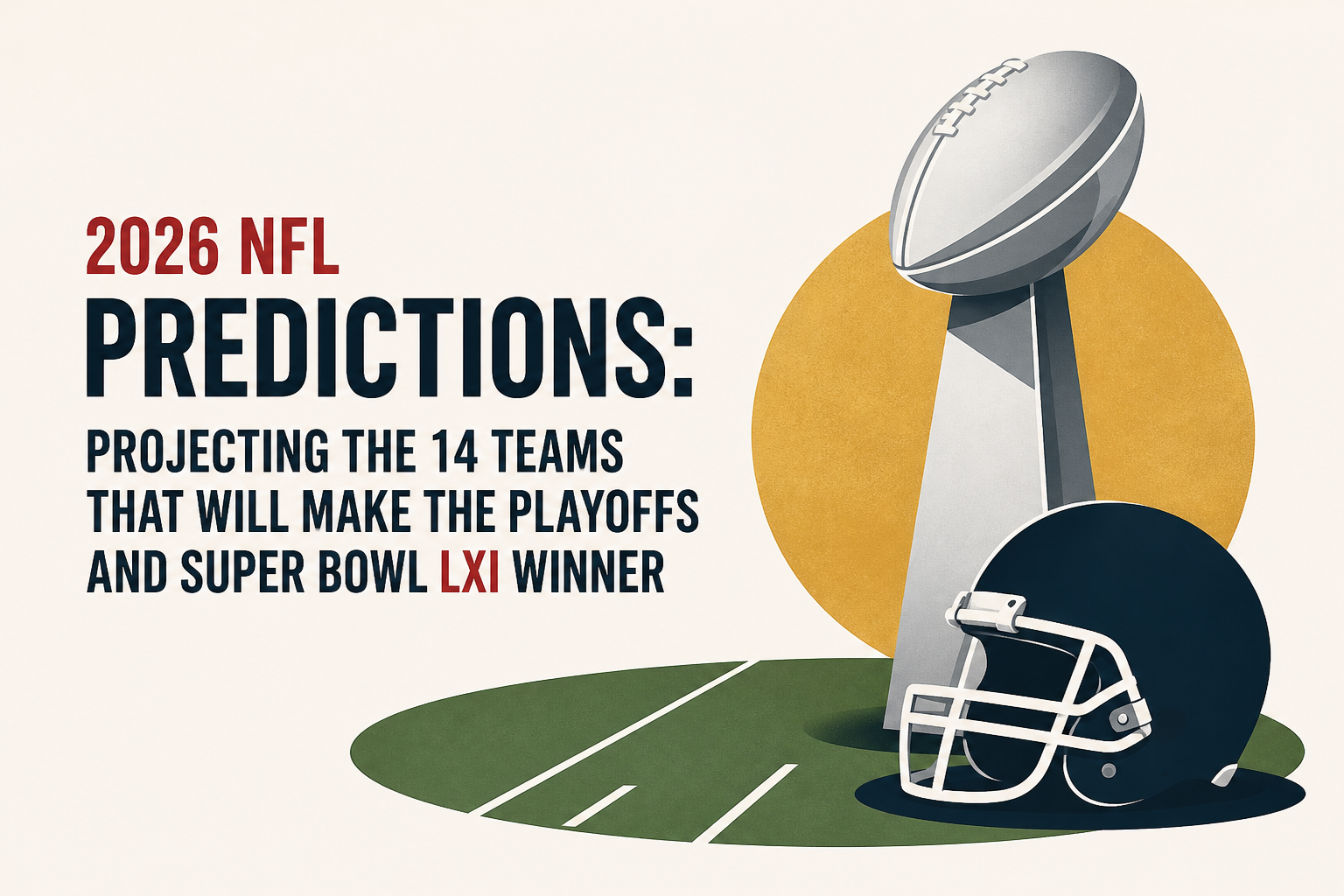 2026 NFL predictions: Projecting the 14 teams that will make the playoffs and Super Bowl LXI winner