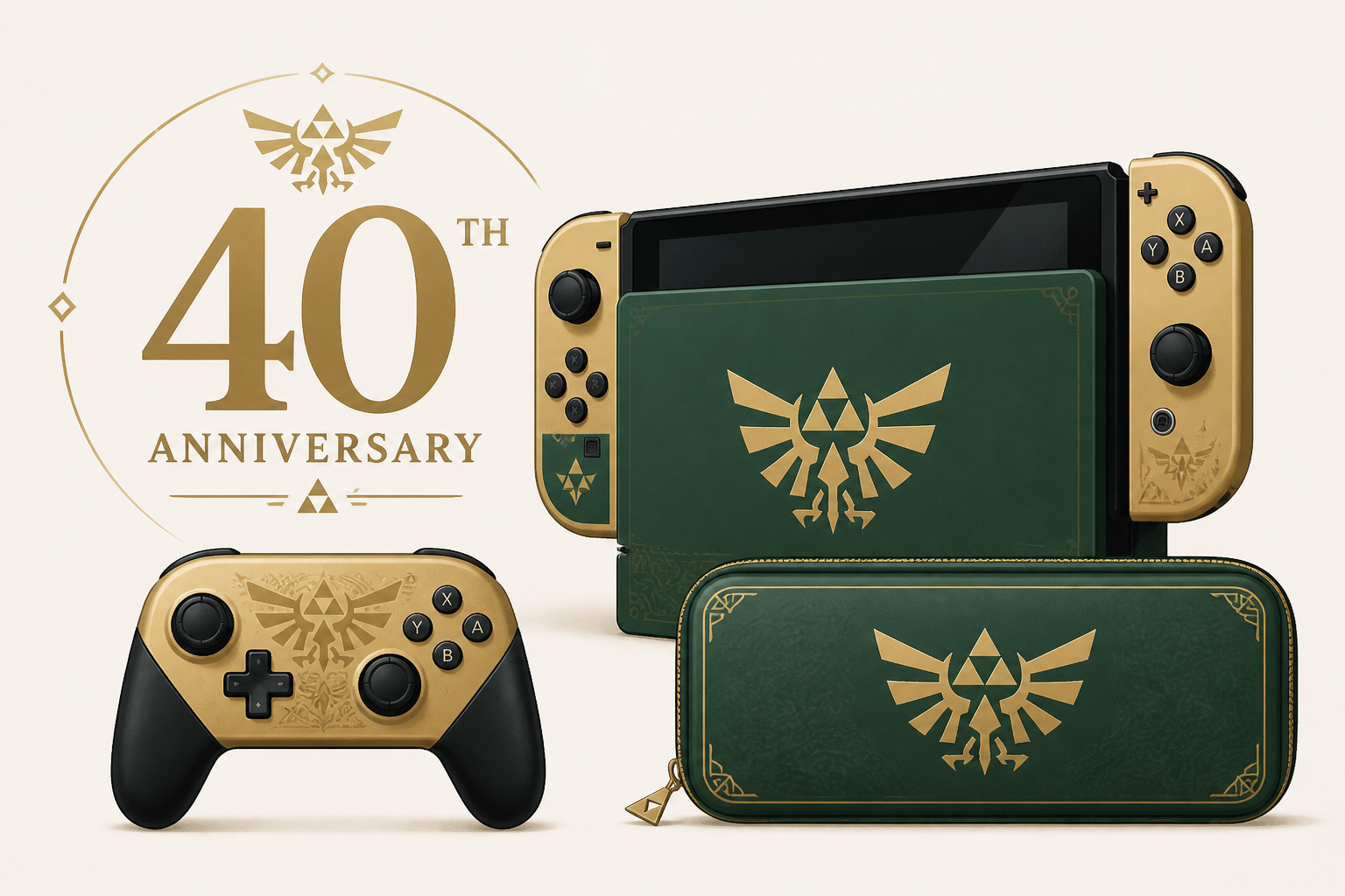The Legend of Zelda 40th Anniversary Edition Switch 2 and Accessories Are Up for Preorder