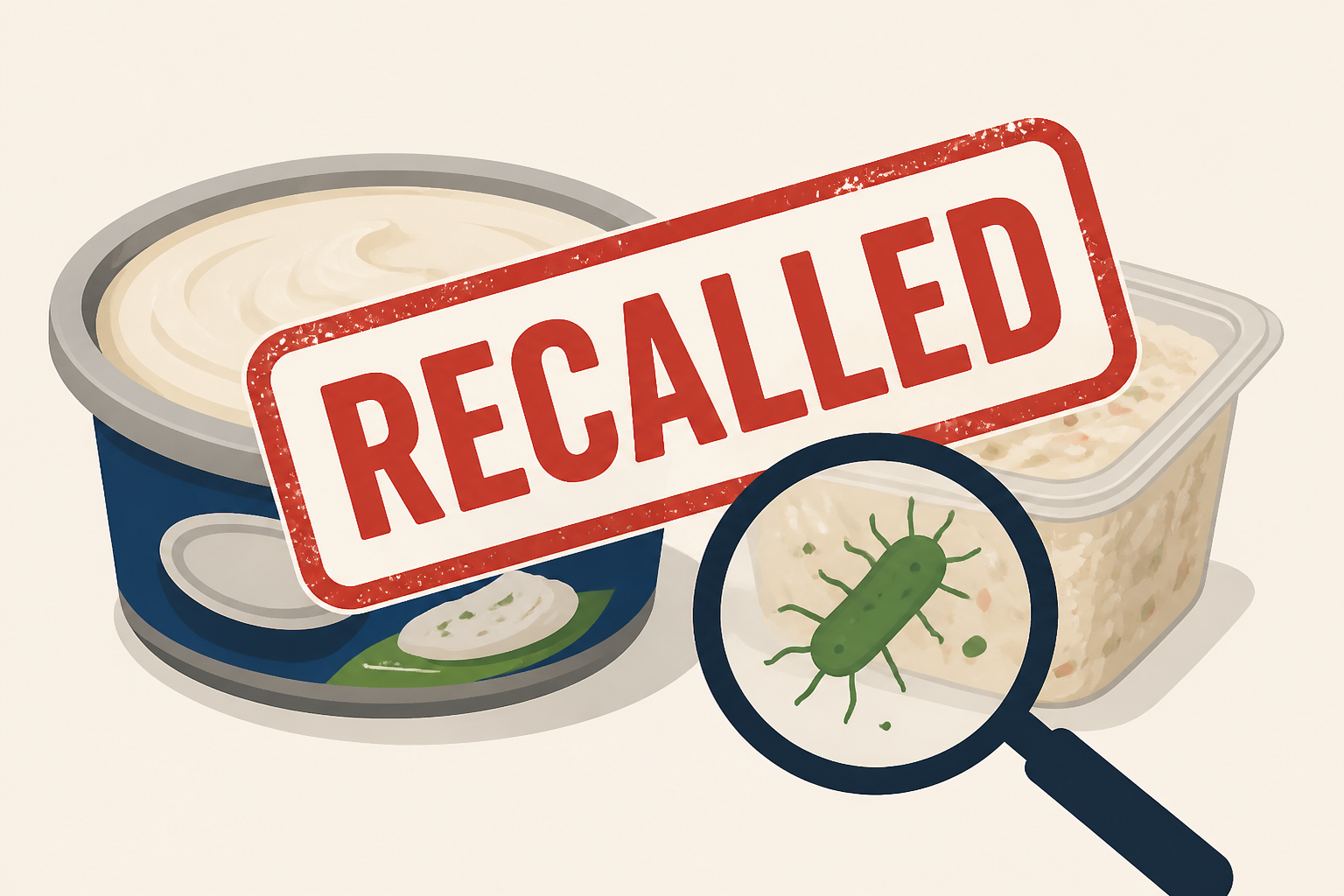 Cream cheese and deli salads recalled after listeria detected by FDA
