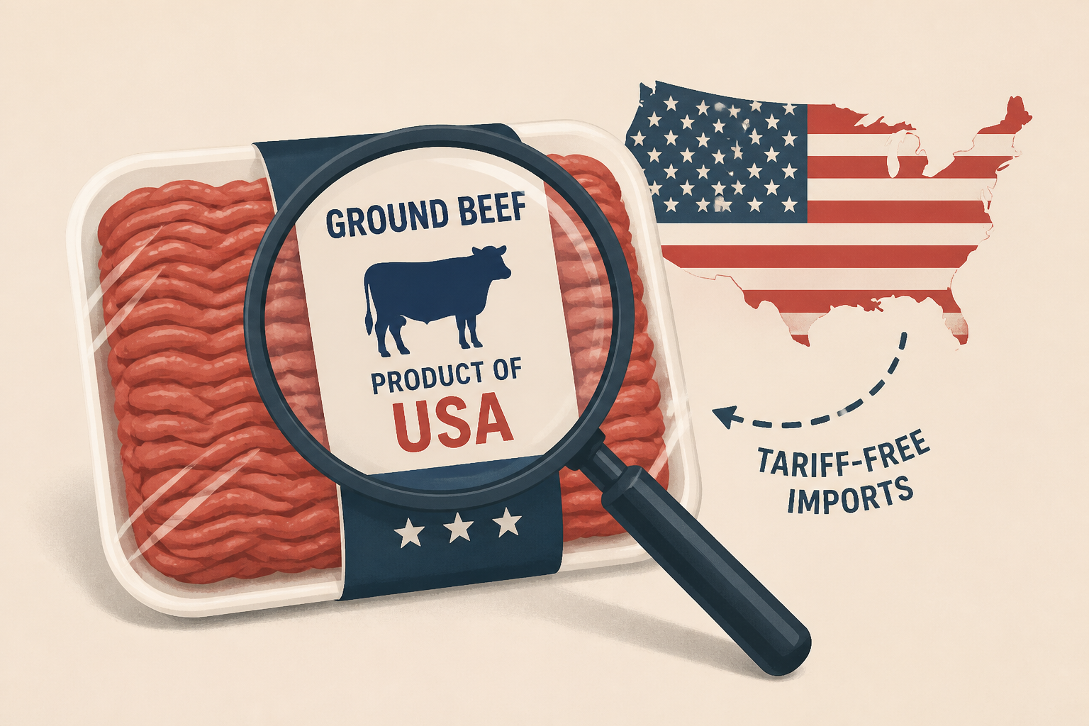 Imported beef? How to spot American ground beef as tariff-free imports hit US