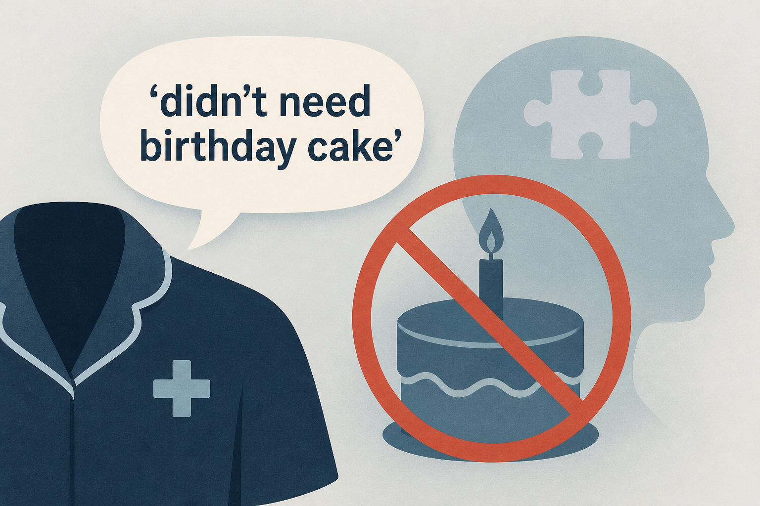 Nurse said dementia patient 'didn't need birthday cake'