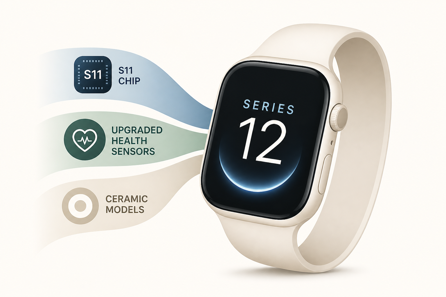 Apple Announces Apple Watch Series 12 With S11 Chip, Upgraded Health Sensors and Ceramic Models