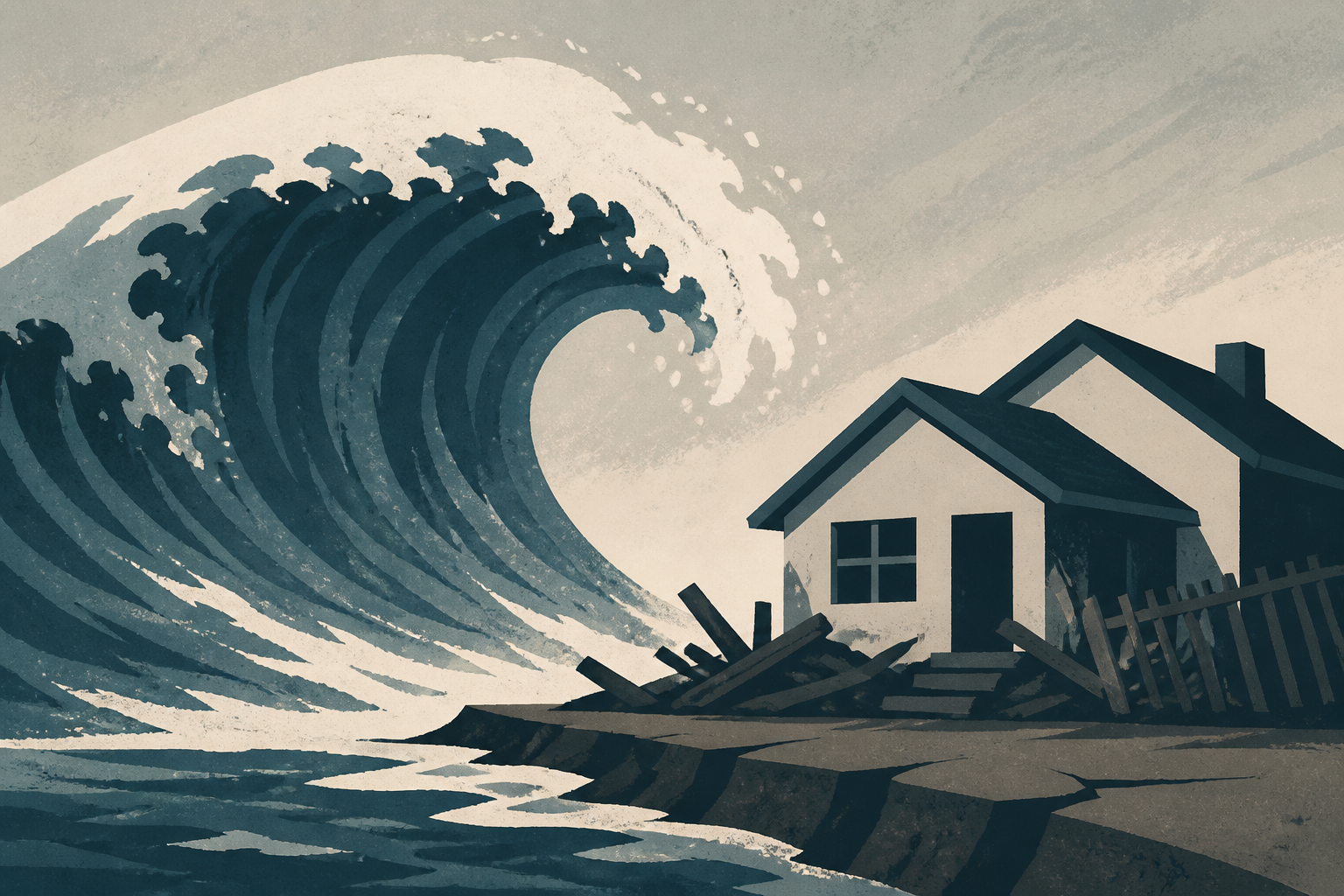 Monster waves destroy Long Beach community as homeowners share chaotic aftermath