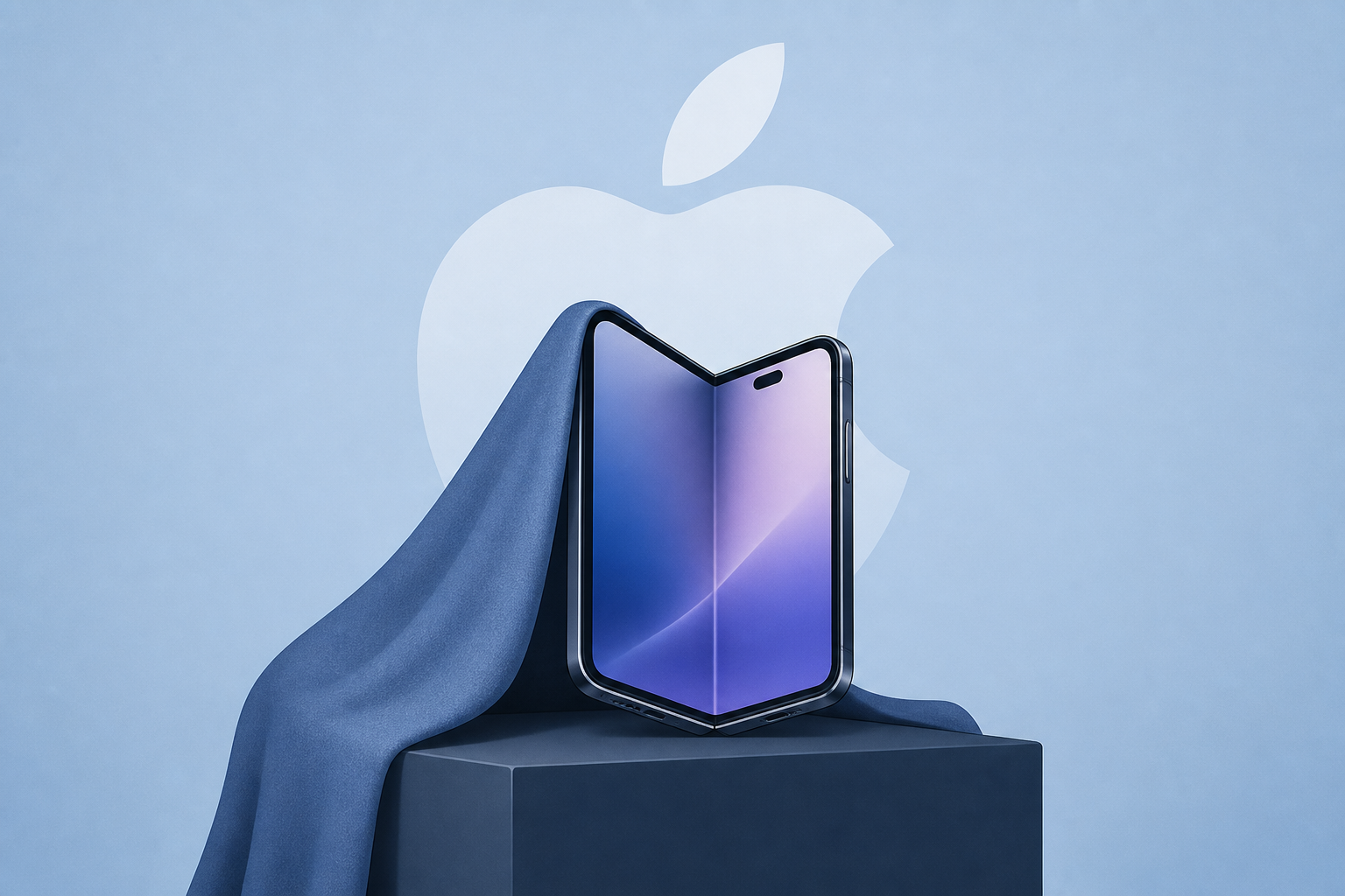 Apple's new CEO unveils a foldable iPhone : NPR