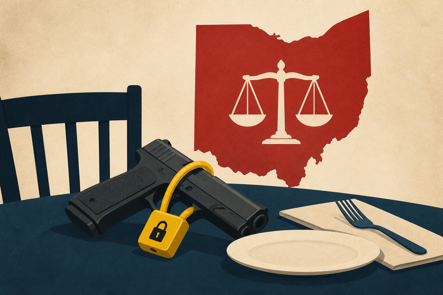 Ohio Lawyer Tried to Shoot Ex-Wife in Restaurant, But Gun Safety Was On