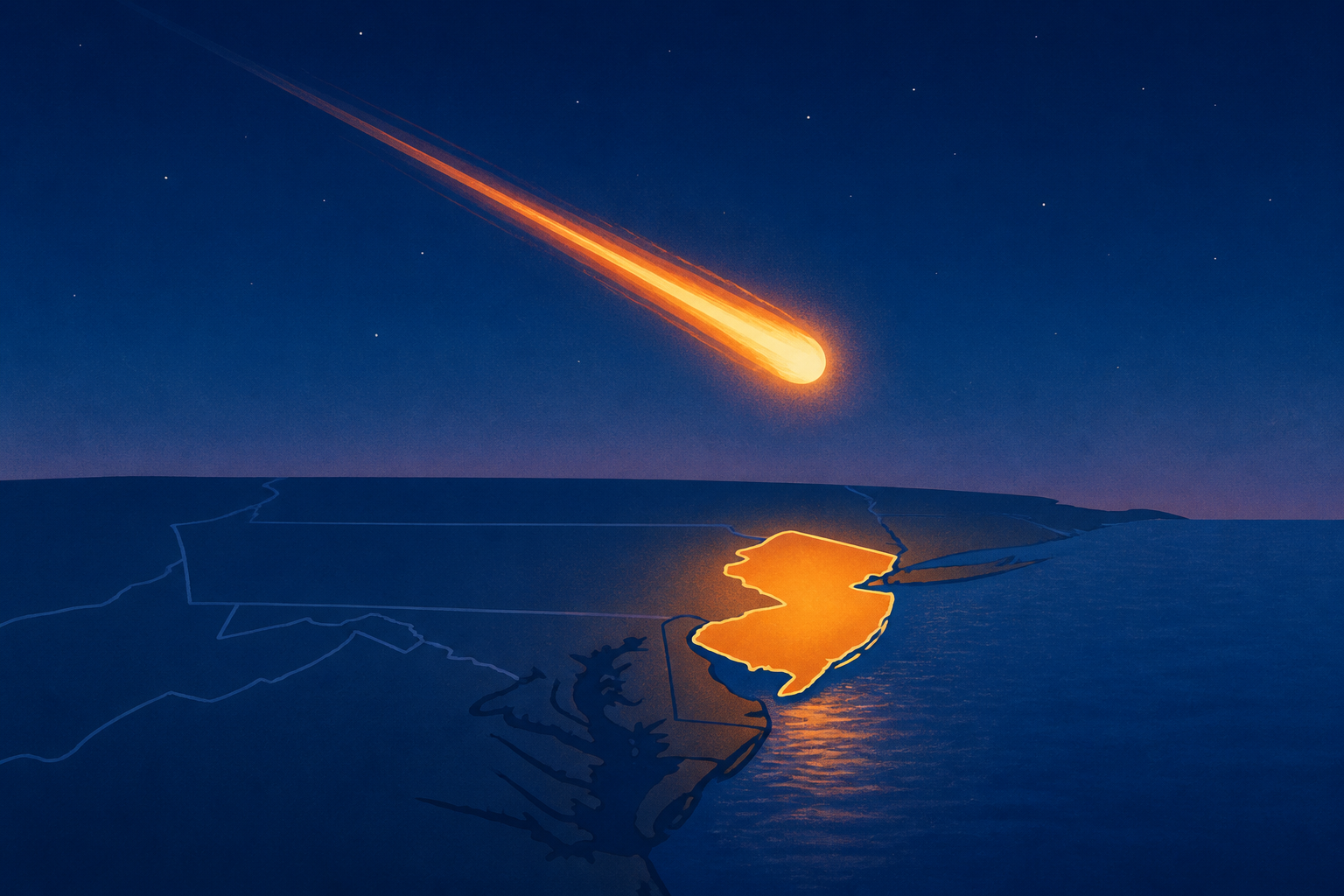 Bright fireball spotted over N.J. and across the Mid-Atlantic
