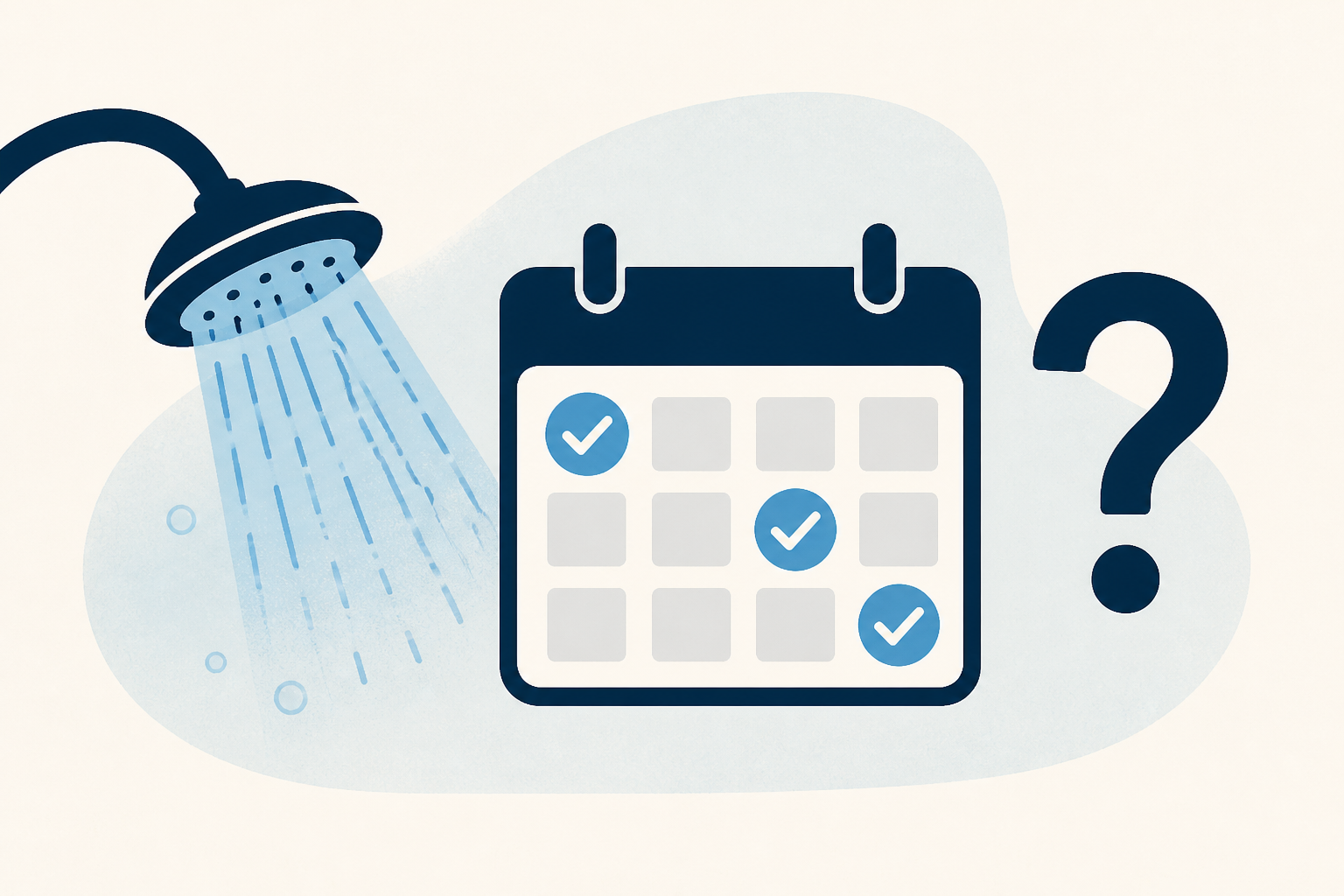 Is showering every few days enough?