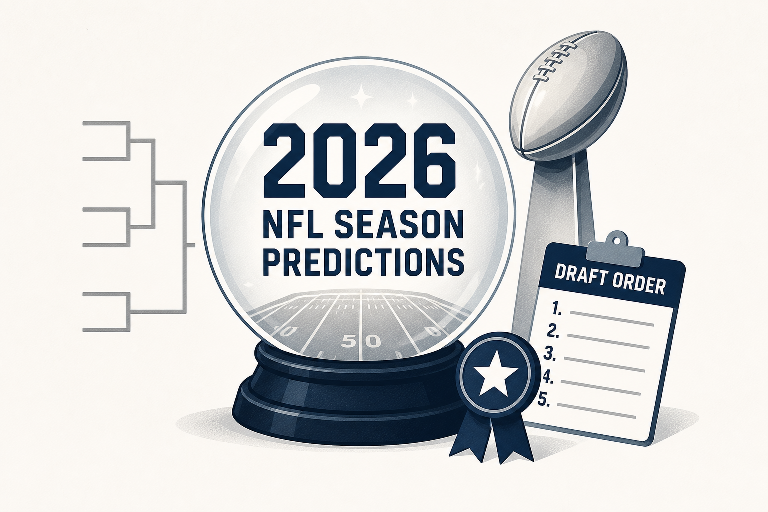 2026 NFL season predictions: Playoffs, Super Bowl, draft order, and individual awards