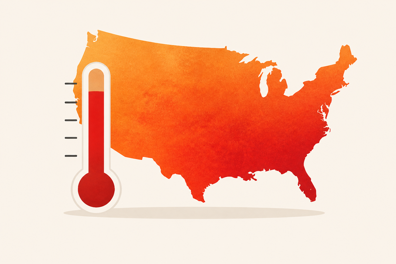 The US just had its hottest summer on record