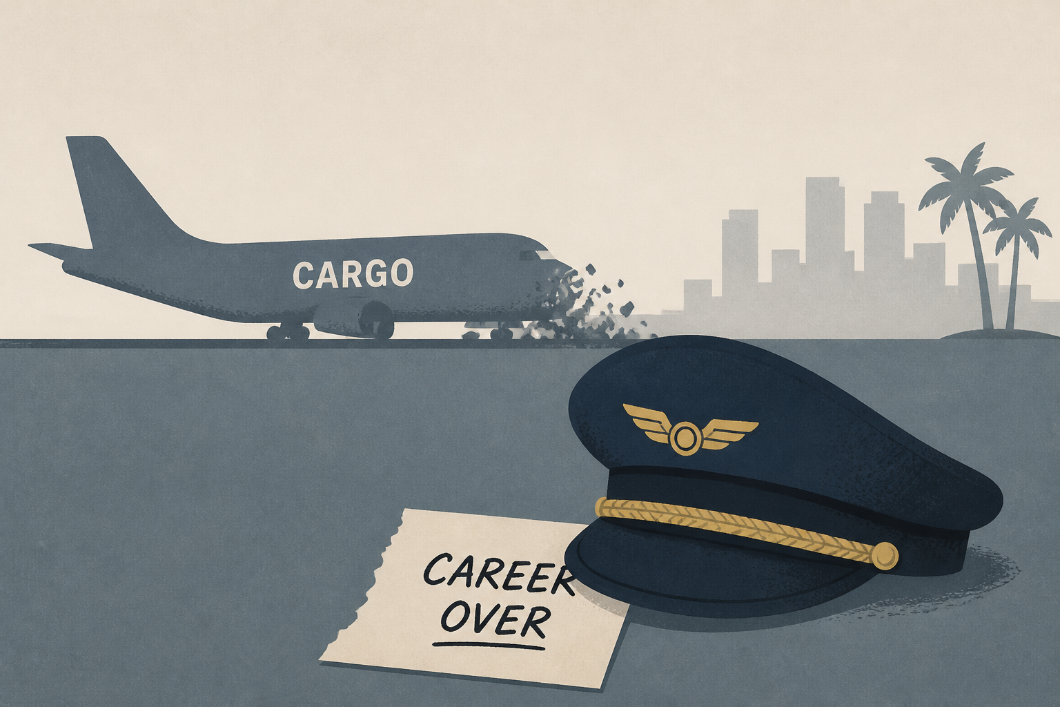Amazon cargo plane crash pilot says his career is over after Miami