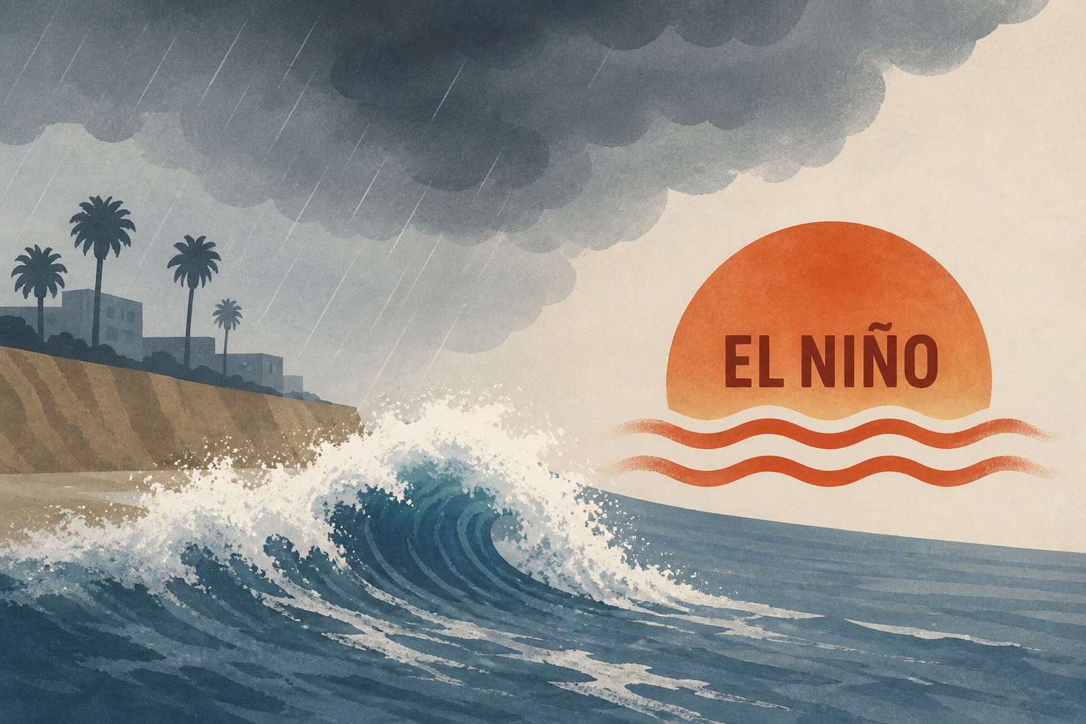 SoCal coastline battered by Marie as El Niño is just getting started