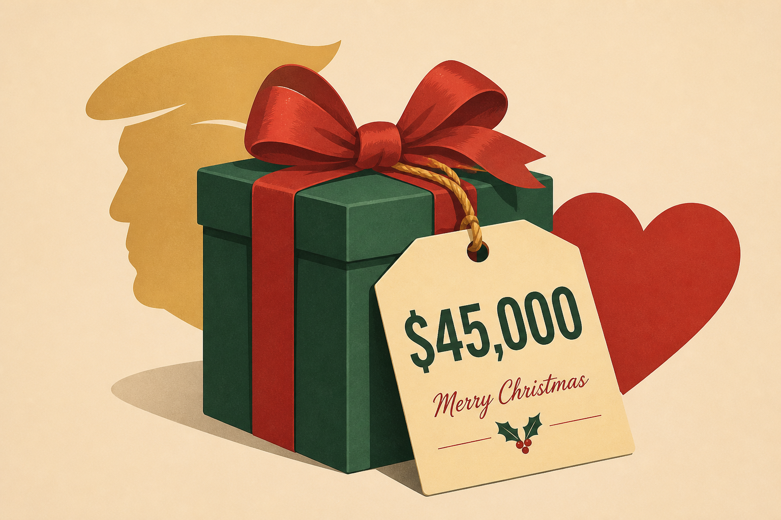 Donald Trump Gave Natalie Harp $45,000 for Christmas