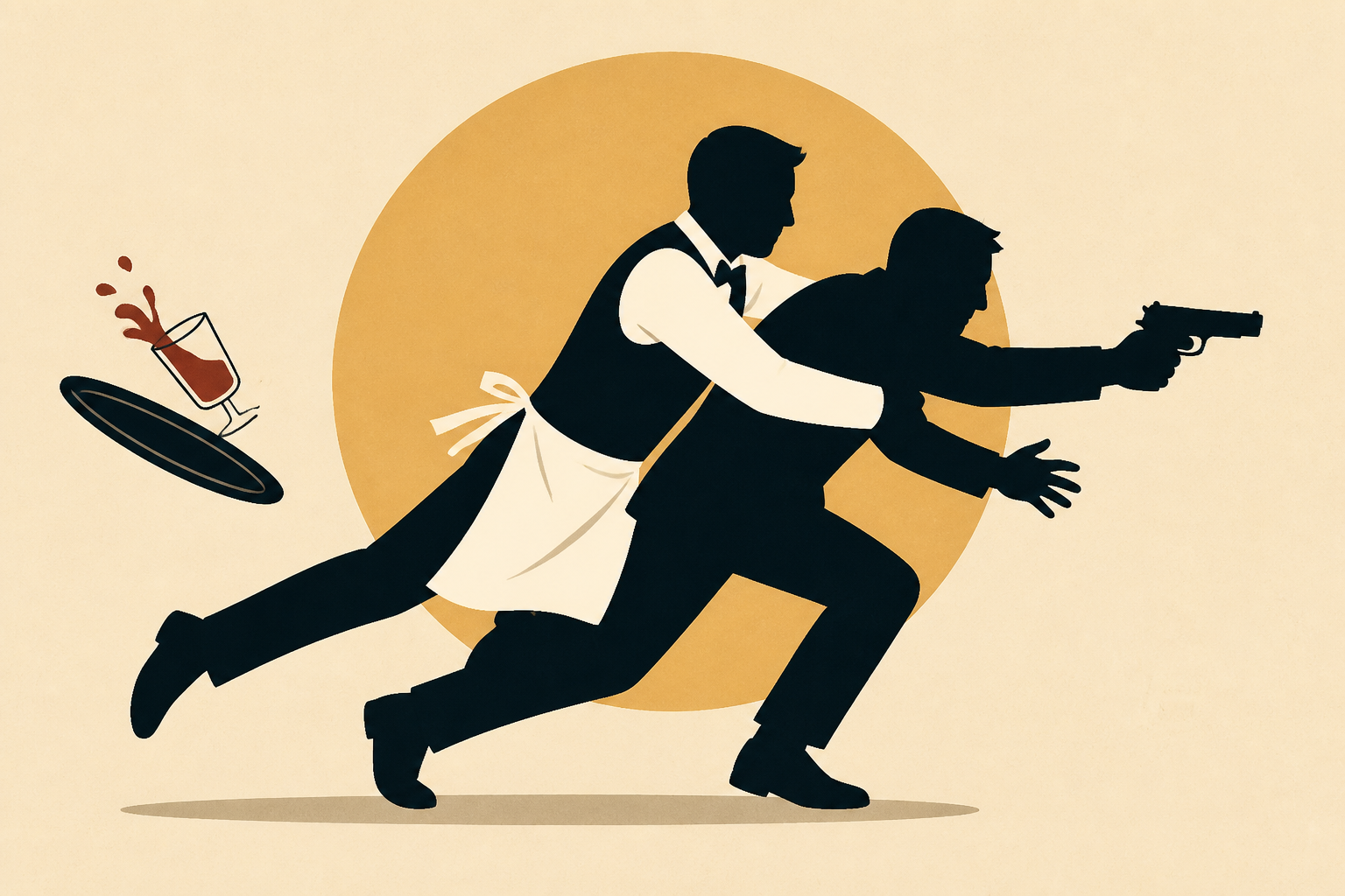 Hero waiter tackles Ohio lawyer as he tries to shoot ex-wife