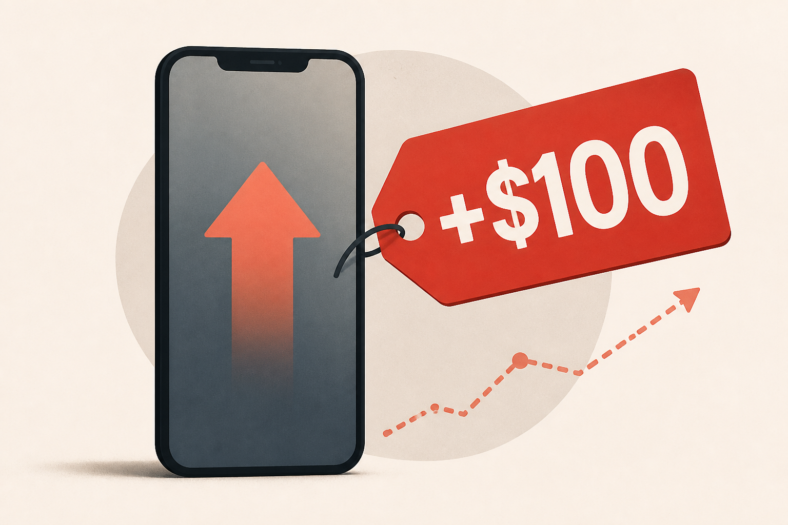 Apple is raising iPhone prices by $100 on all of its old models