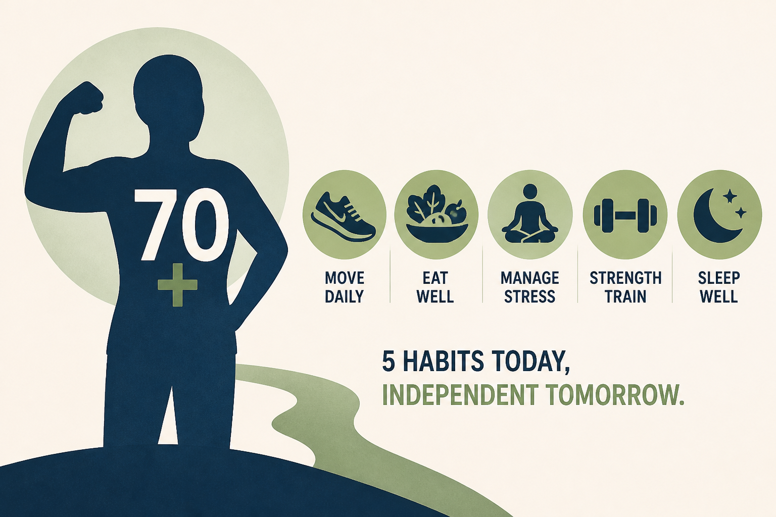 'I'm stronger than ever at 70 - if you're between 30 and 60, do these 5 things to stay independent at my age'