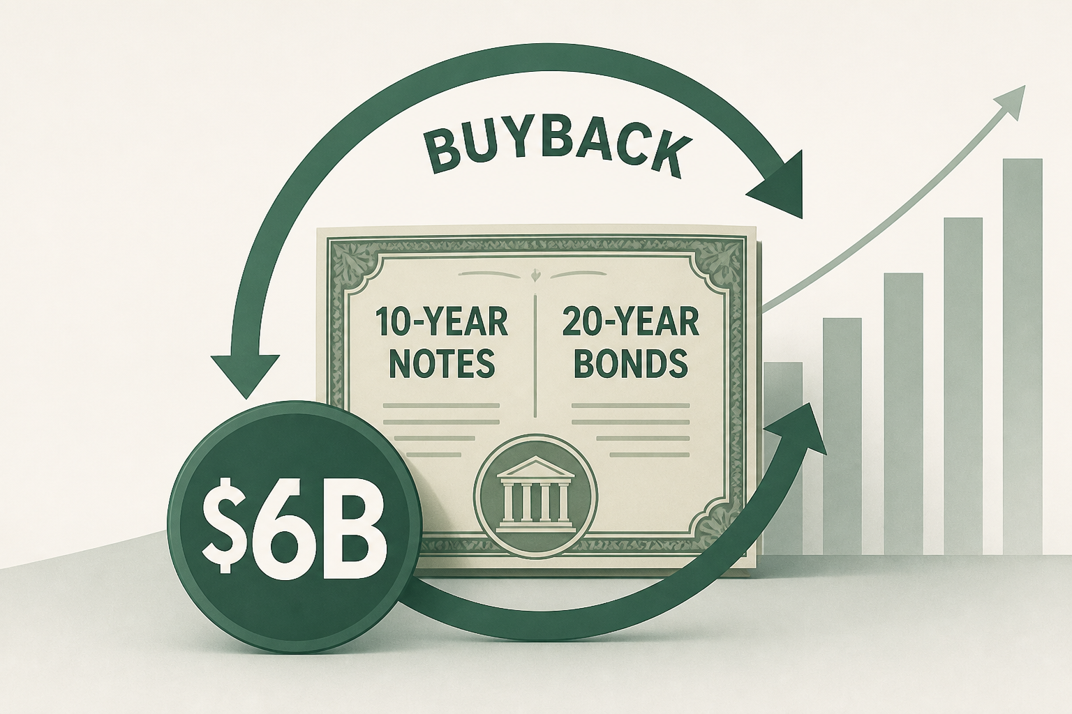 Treasury announces $6B buyback of 10-year notes and 20-year bonds