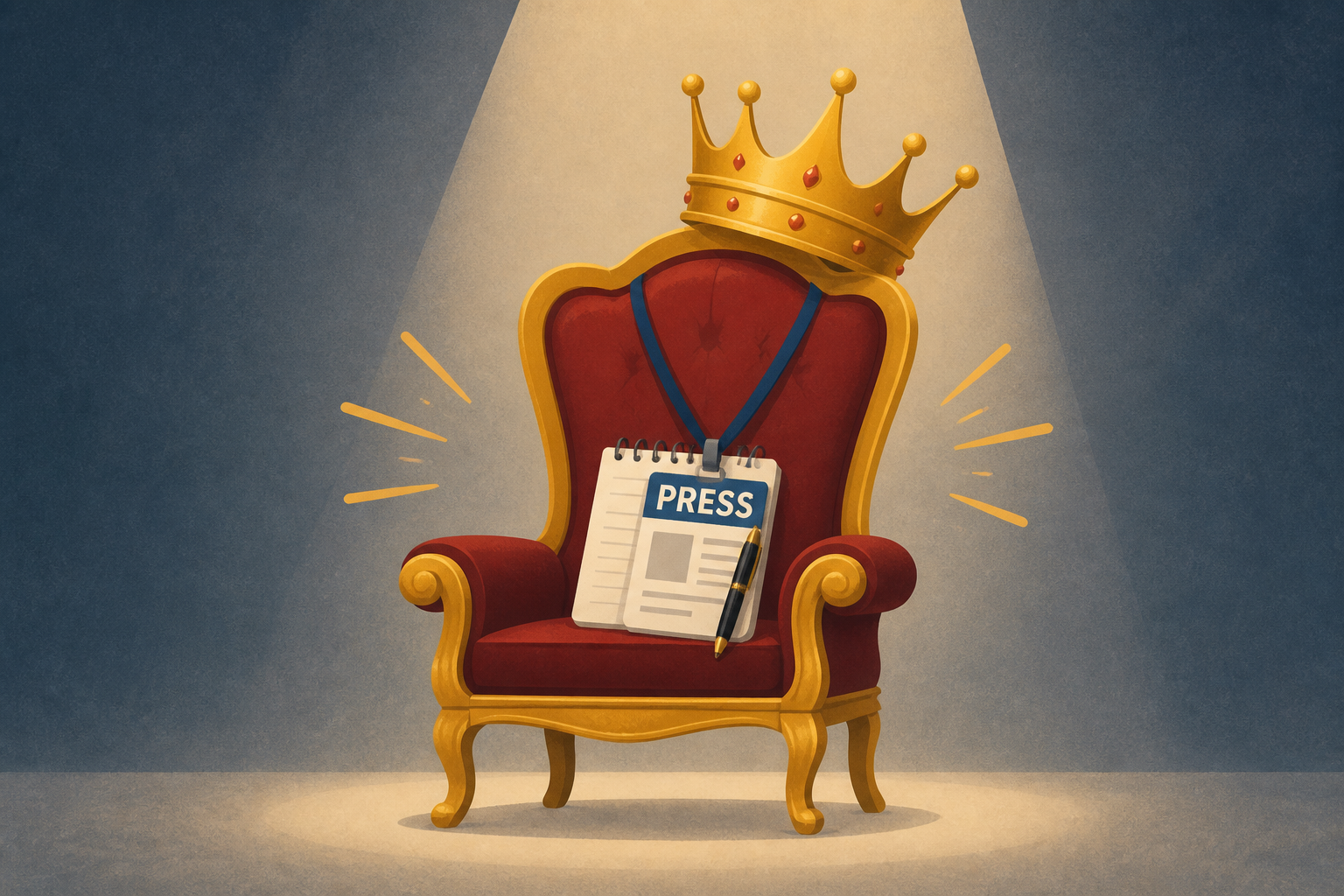 Journalist Unexpectedly Chosen as King