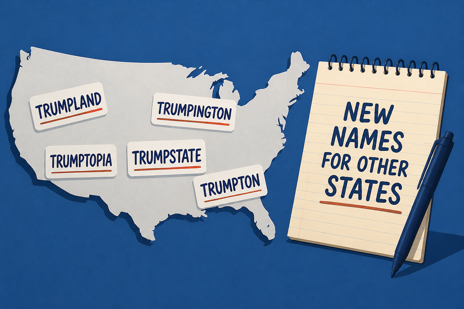 Jimmy Fallon Pitches New Names for Other States for Trump