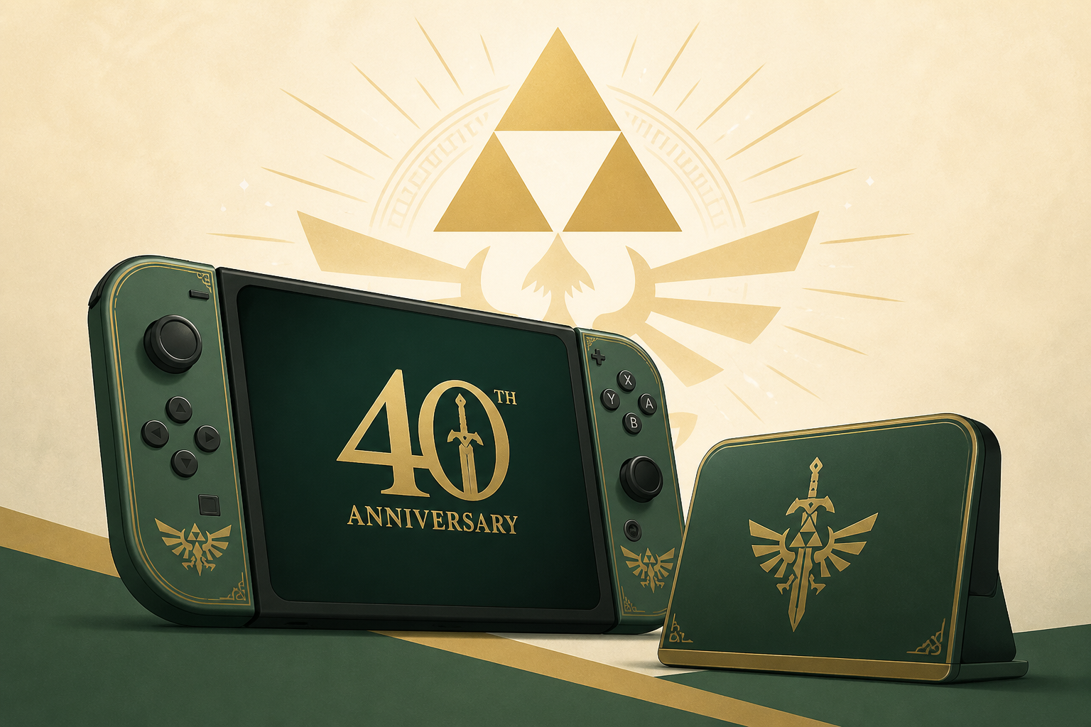 Zelda 40th Anniversary Switch 2 Console and Accessory UK Preorders