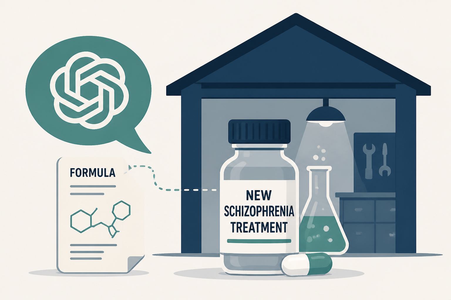Man Announces That He Has Synthesized a New Schizophrenia Treatment in His Garage, Based on a Formula Devised by ChatGPT