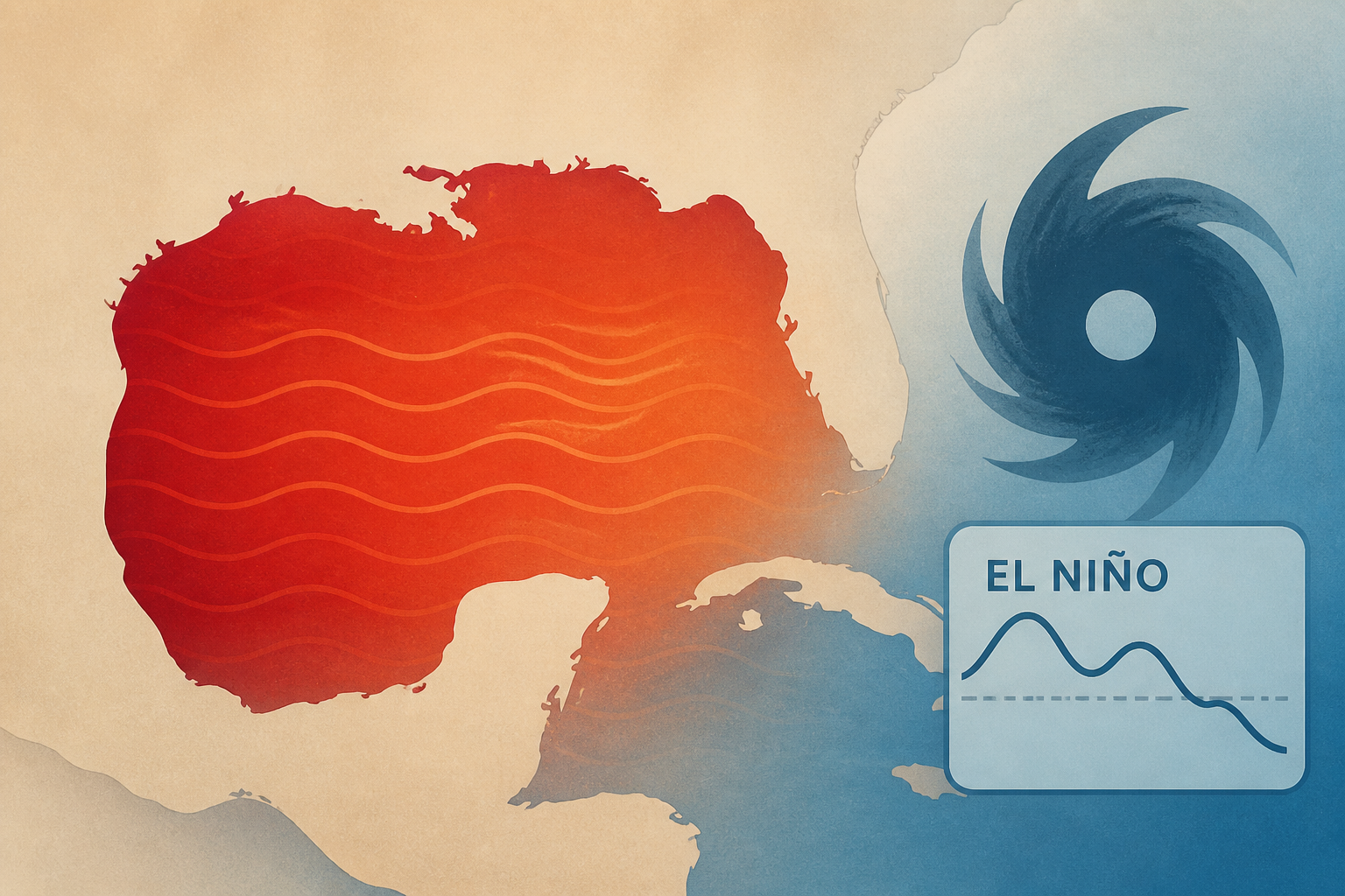 Record-warm Gulf waters could fuel late tropical activity despite El Niño