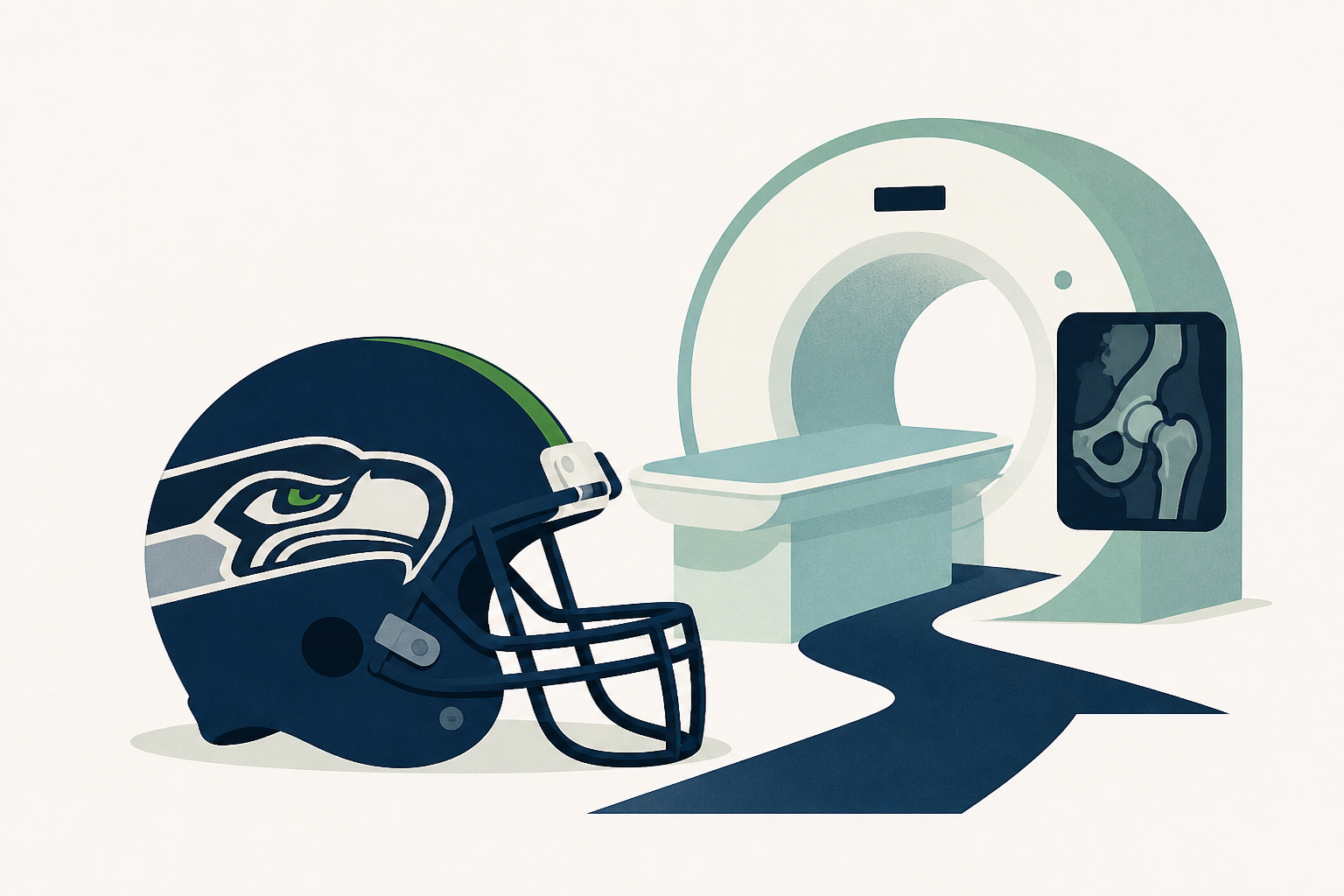 Sam Darnold avoids hip fracture as MRI looms while Seahawks remain confident: 'We're gonna find a way to win'