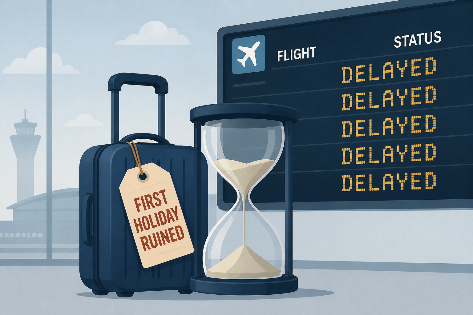 Bristol Airport: 'First holiday ruined' and 'nightmare' waits amid flight disruption
