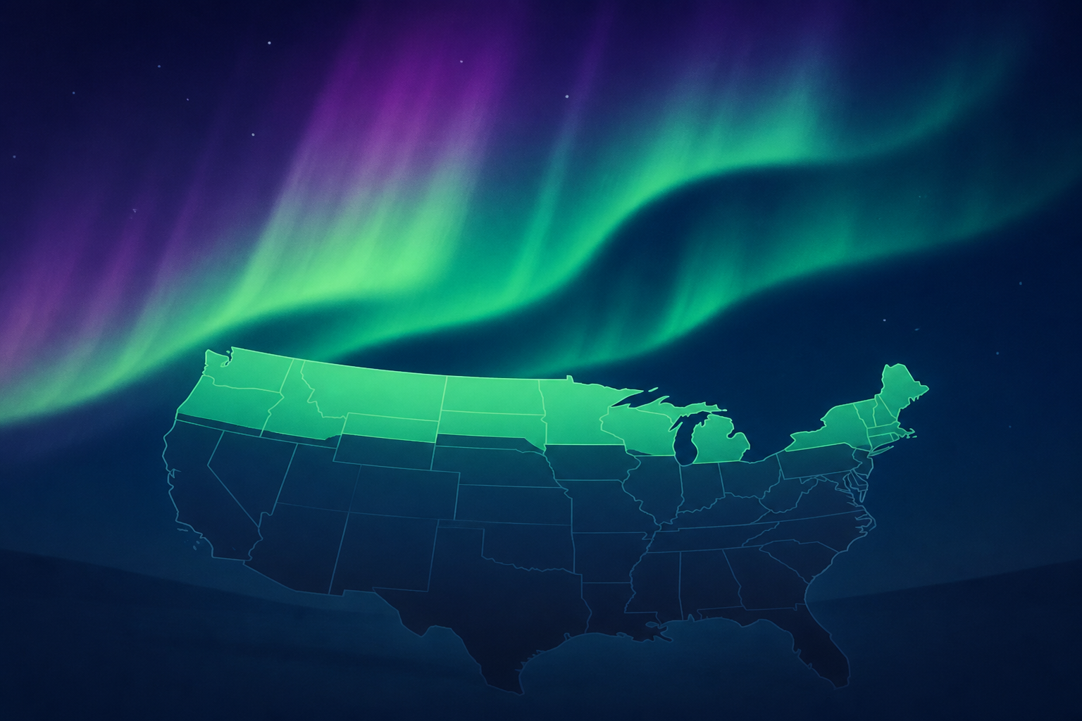 These states have a chance to see northern lights tonight
