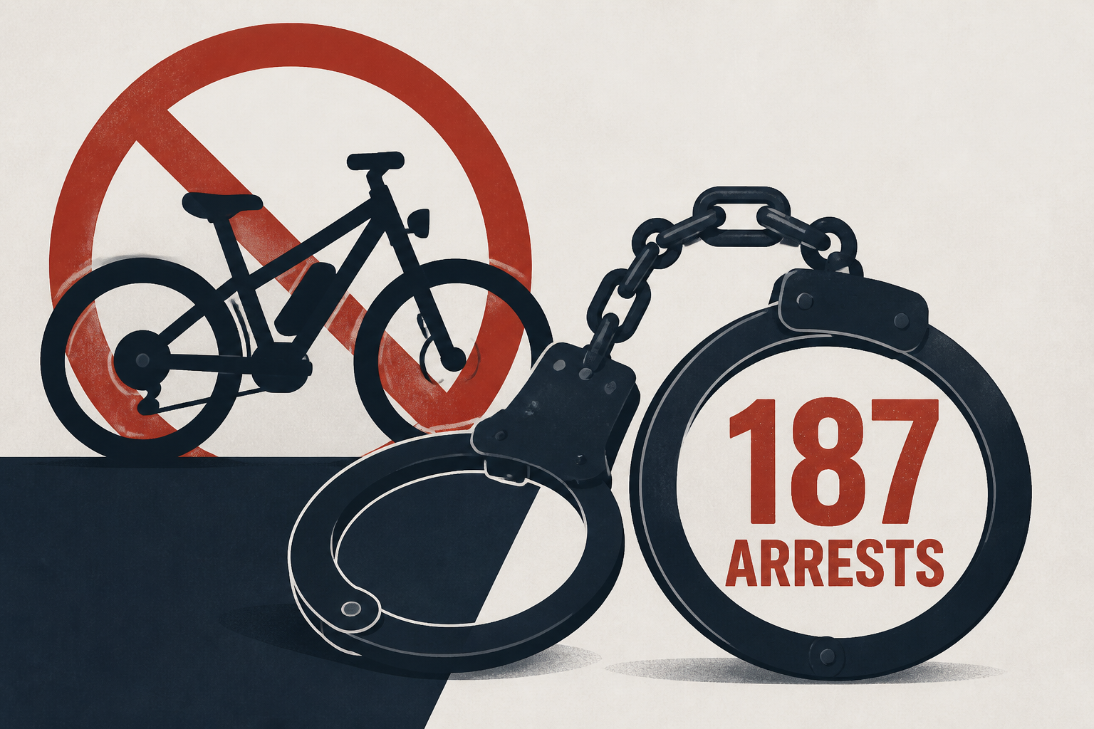 E-bike crime crackdown leads to 187 arrests
