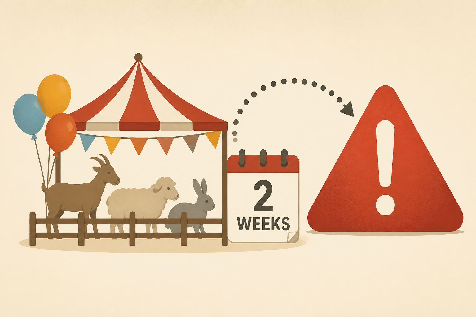 Family hires petting zoo for party-two weeks later comes terrifying warning