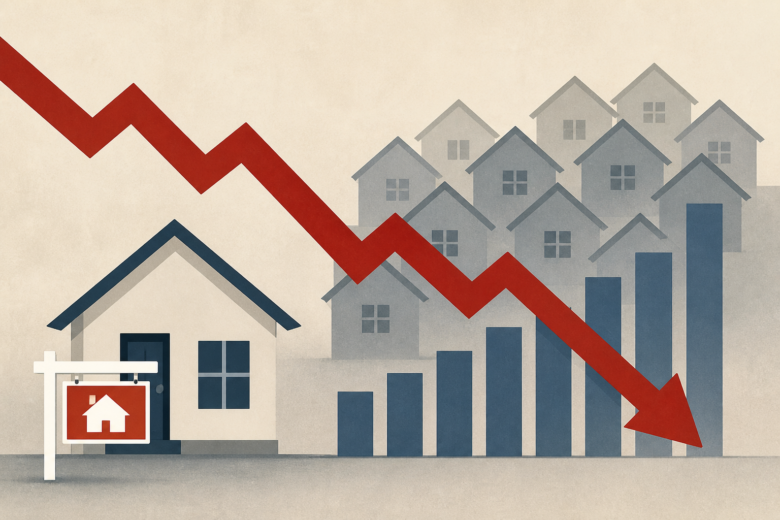 Home sales fall in August despite the highest supply in over a decade