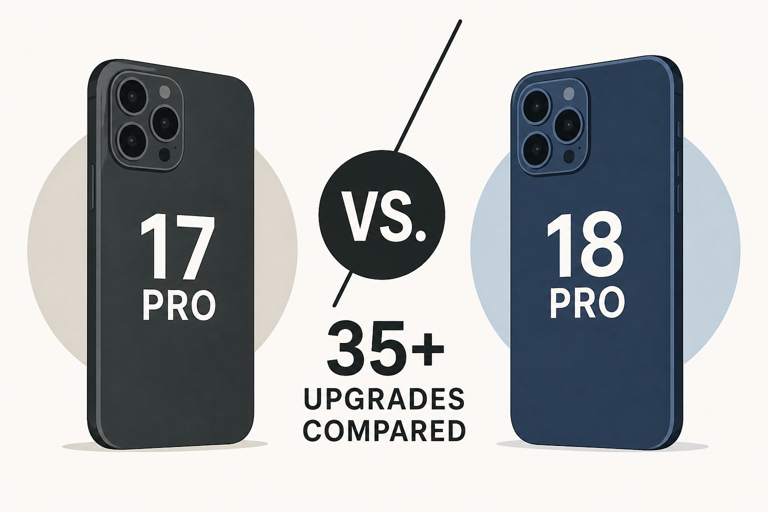 iPhone 17 Pro vs. iPhone 18 Pro: 35+ Upgrades Compared