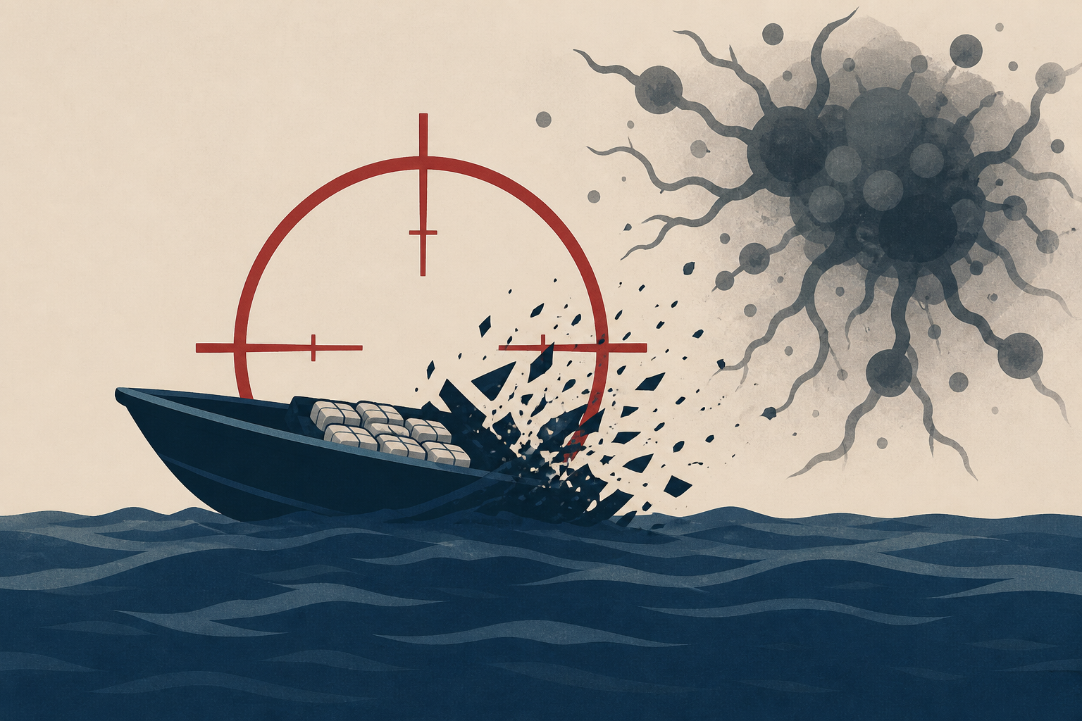 U.S. destroys another alleged drug boat as Rubio defends deadly strikes, says cartels are "like a cancer"