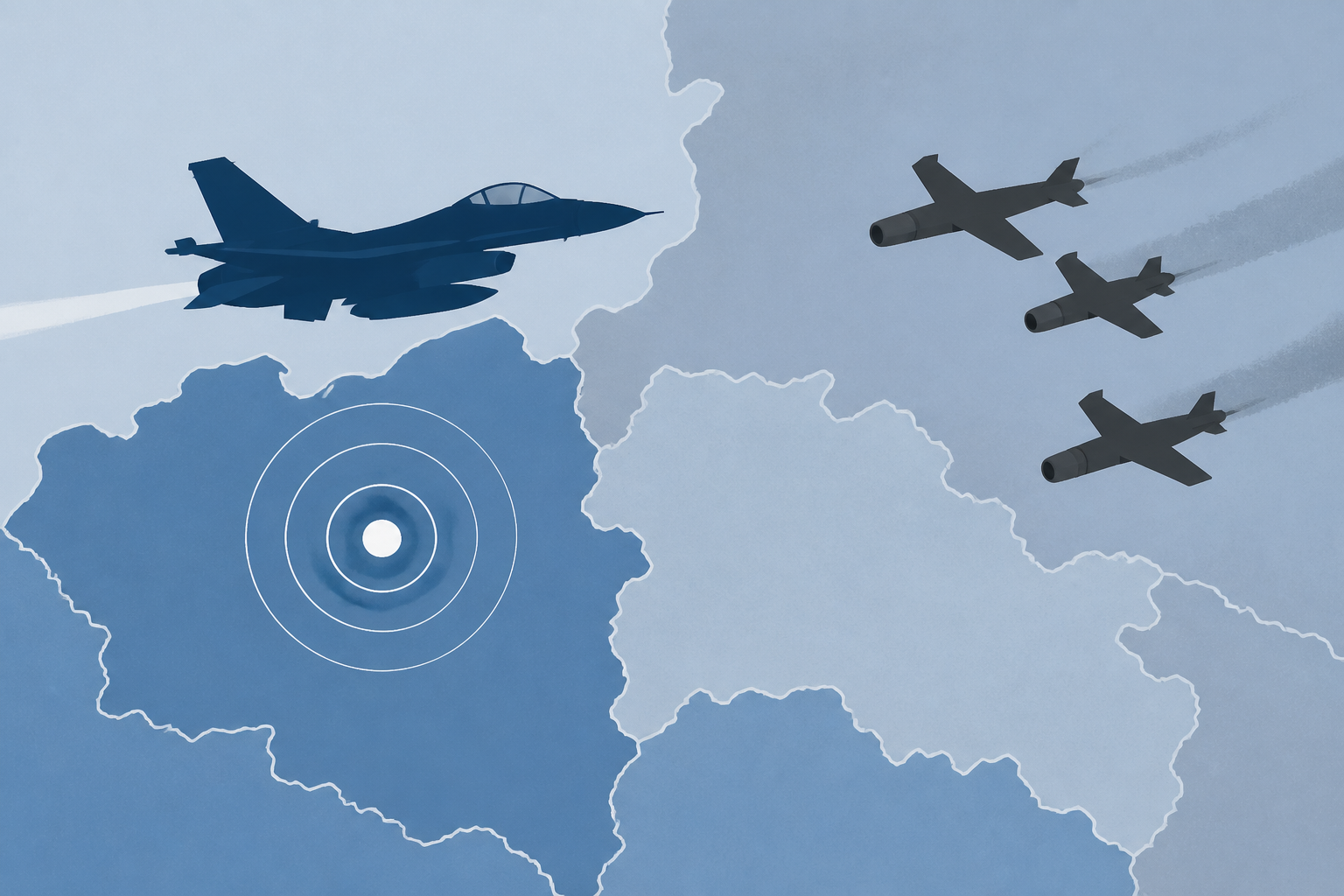 NATO aircraft deployed in Poland as Russian jet-powered drones strike Ukraine